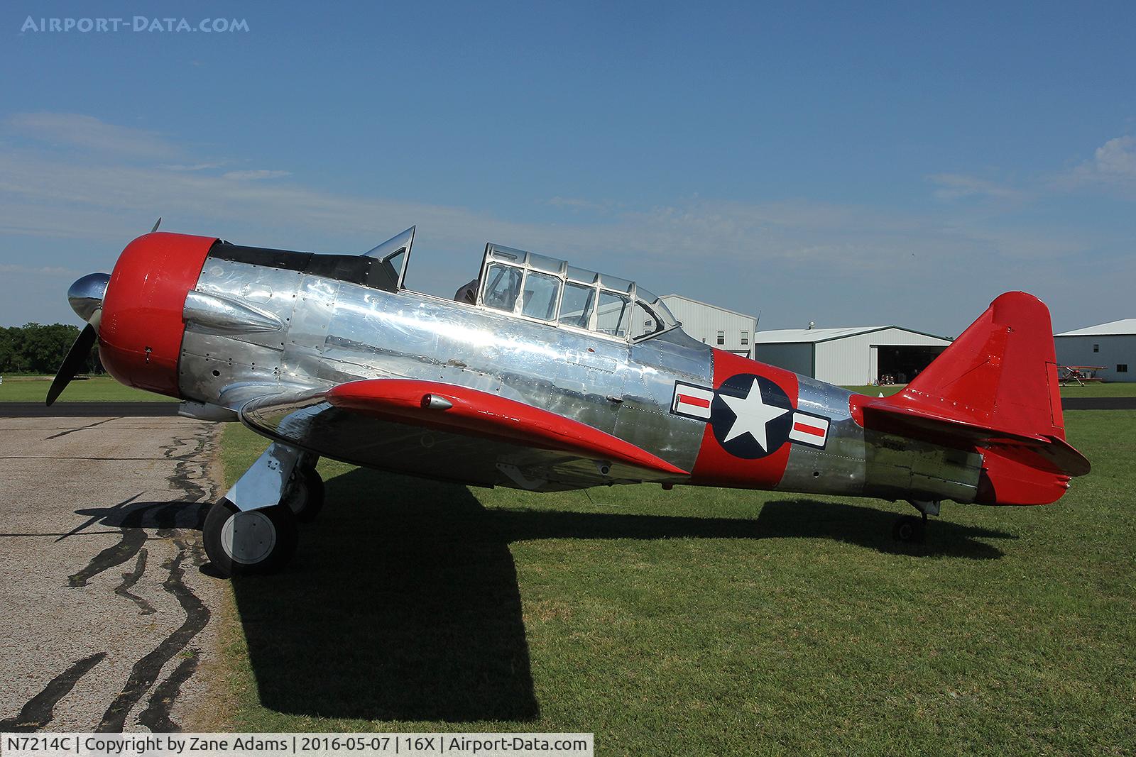 N7214C, 1942 North American AT-6D Texan C/N 42-85751, At the 2016 Propwash Party