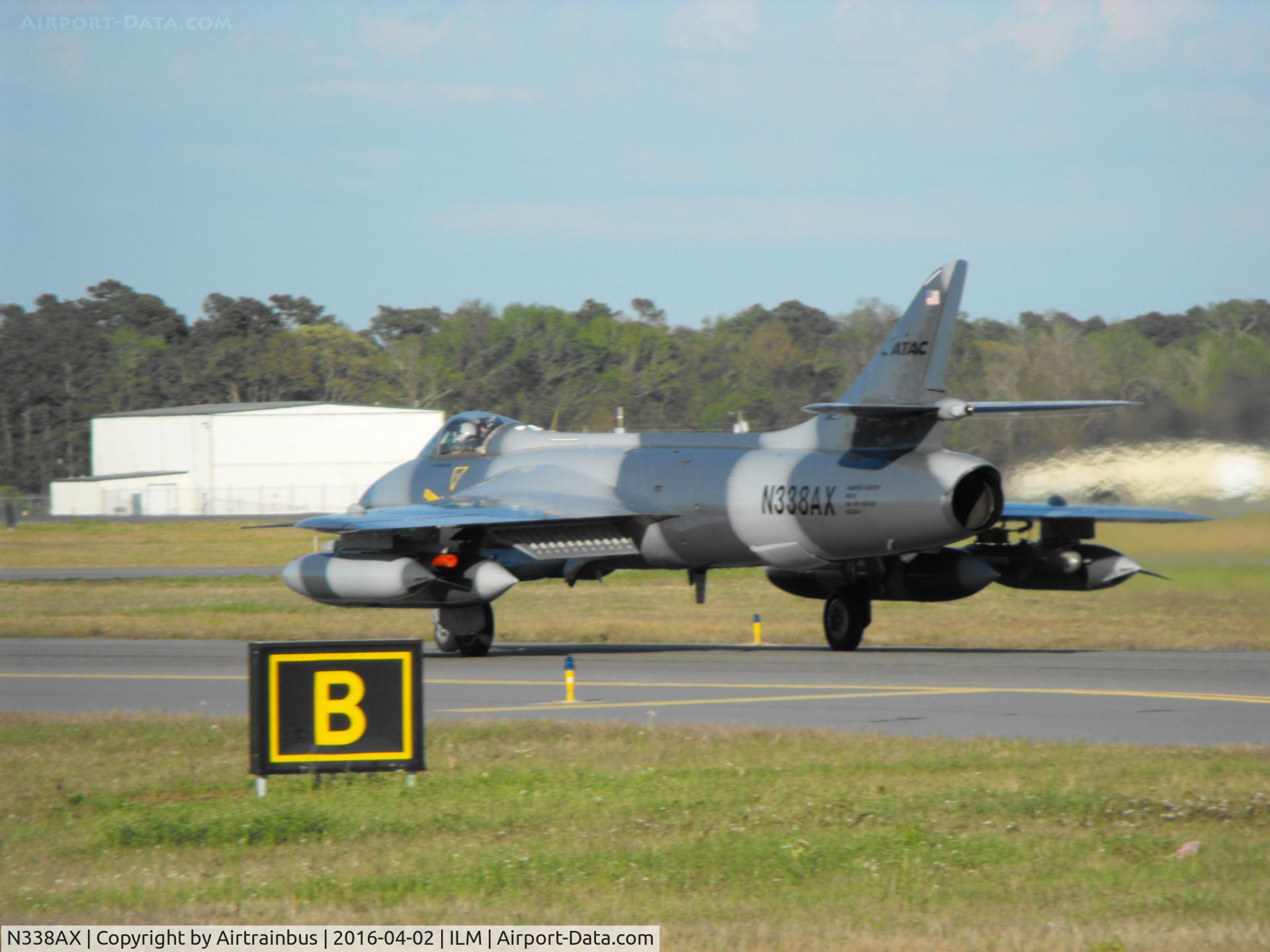 N338AX, 1959 Hawker Hunter MK. 58 C/N 41H-697452, Hawker Hunter MK. 58