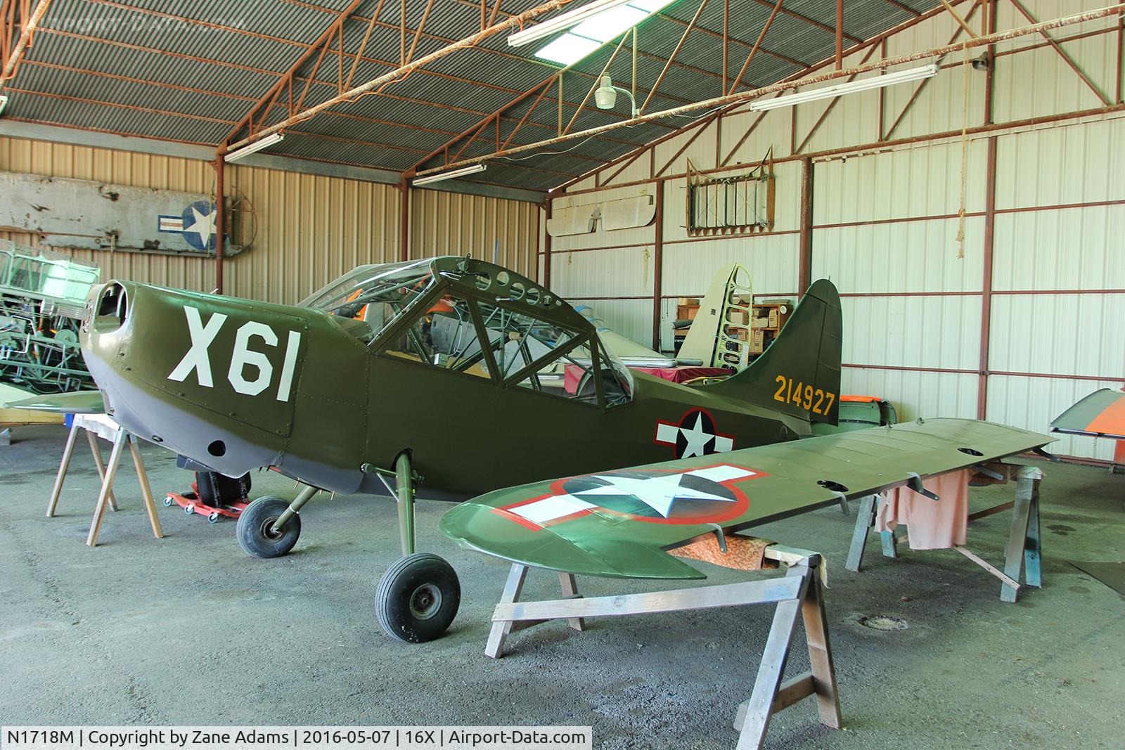 N1718M, 1942 Stinson L-5 Sentinel C/N Not found N1718M, At the 2016 Propwash Party