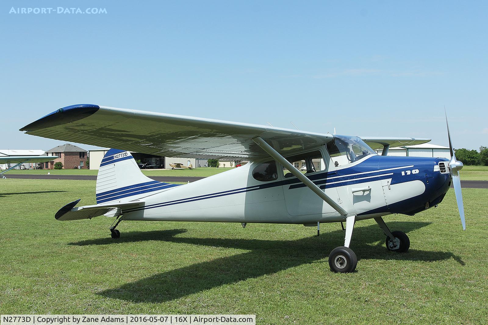 N2773D, 1952 Cessna 170B C/N 25315, At the 2016 Propwash Party