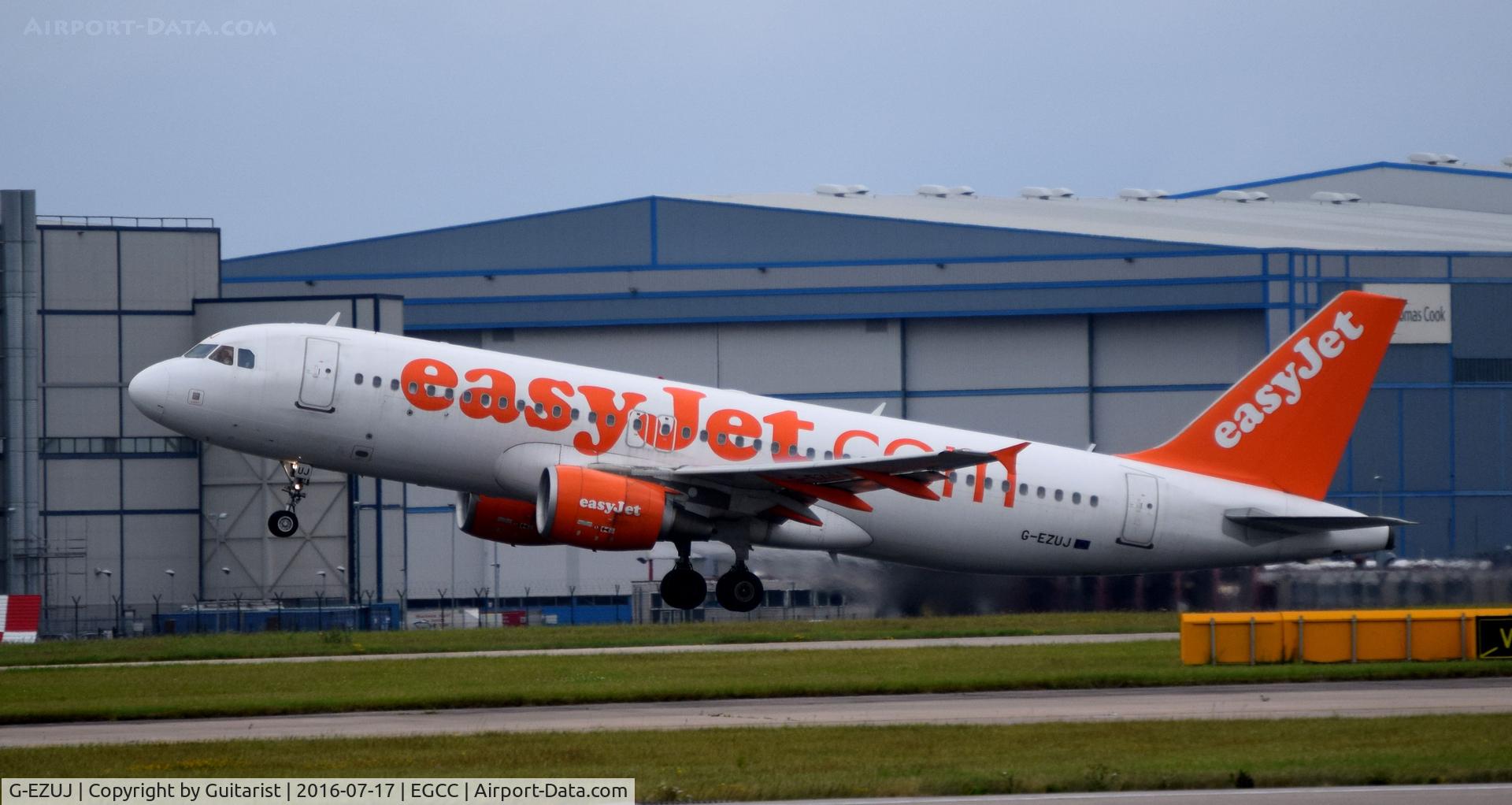 G-EZUJ, 2011 Airbus A320-214 C/N 4740, At Manchester