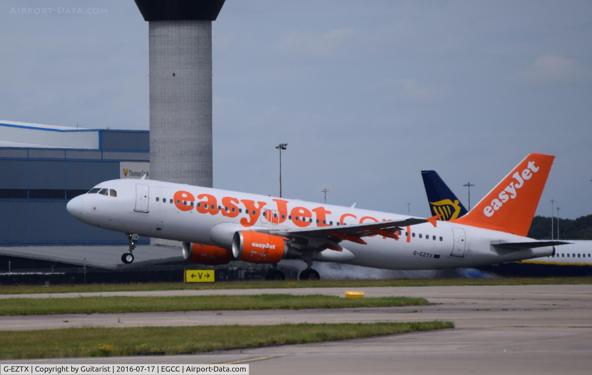 G-EZTX, 2010 Airbus A320-214 C/N 4286, At Manchester