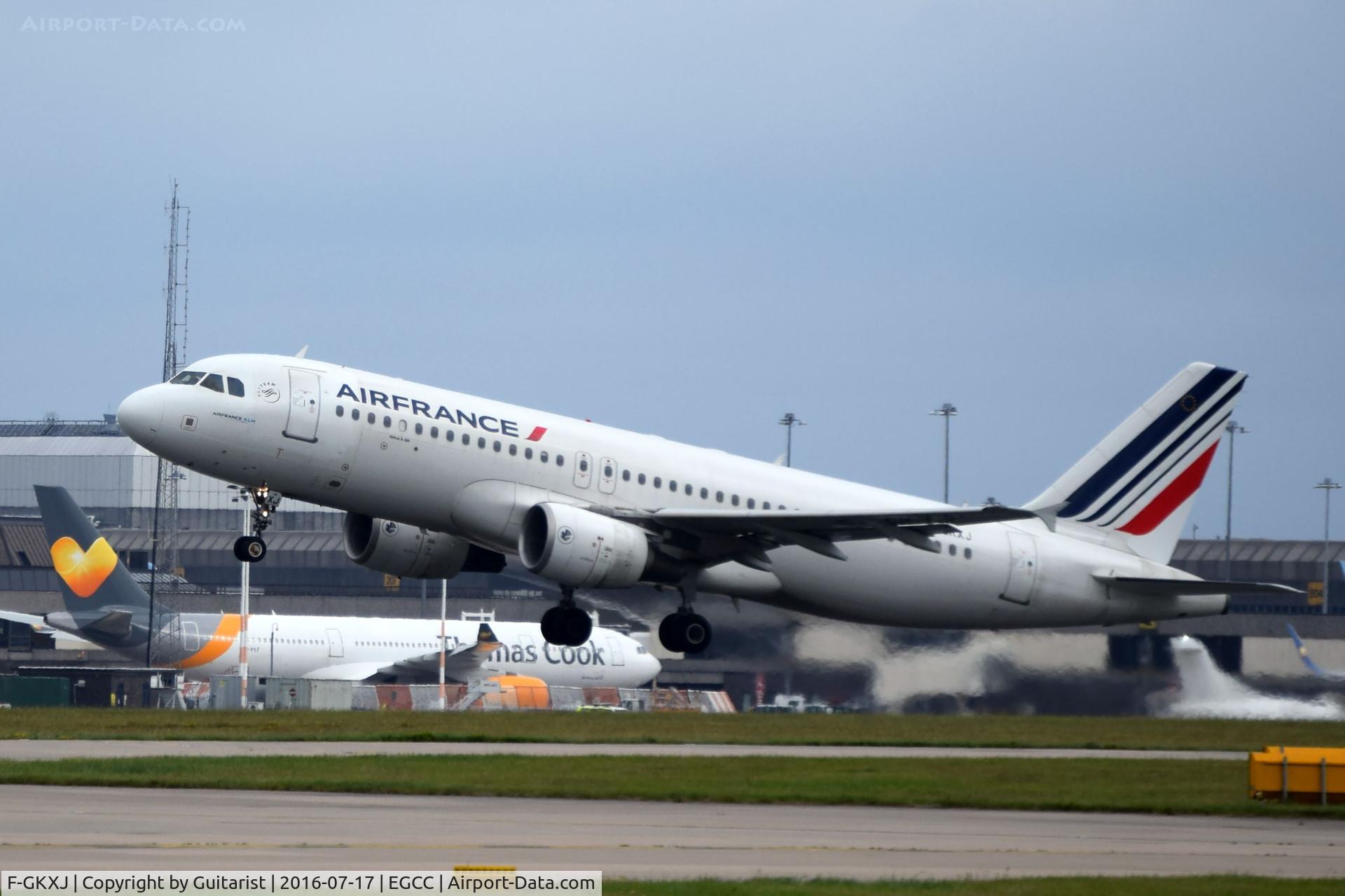 F-GKXJ, 2002 Airbus A320-214 C/N 1900, At Manchester
