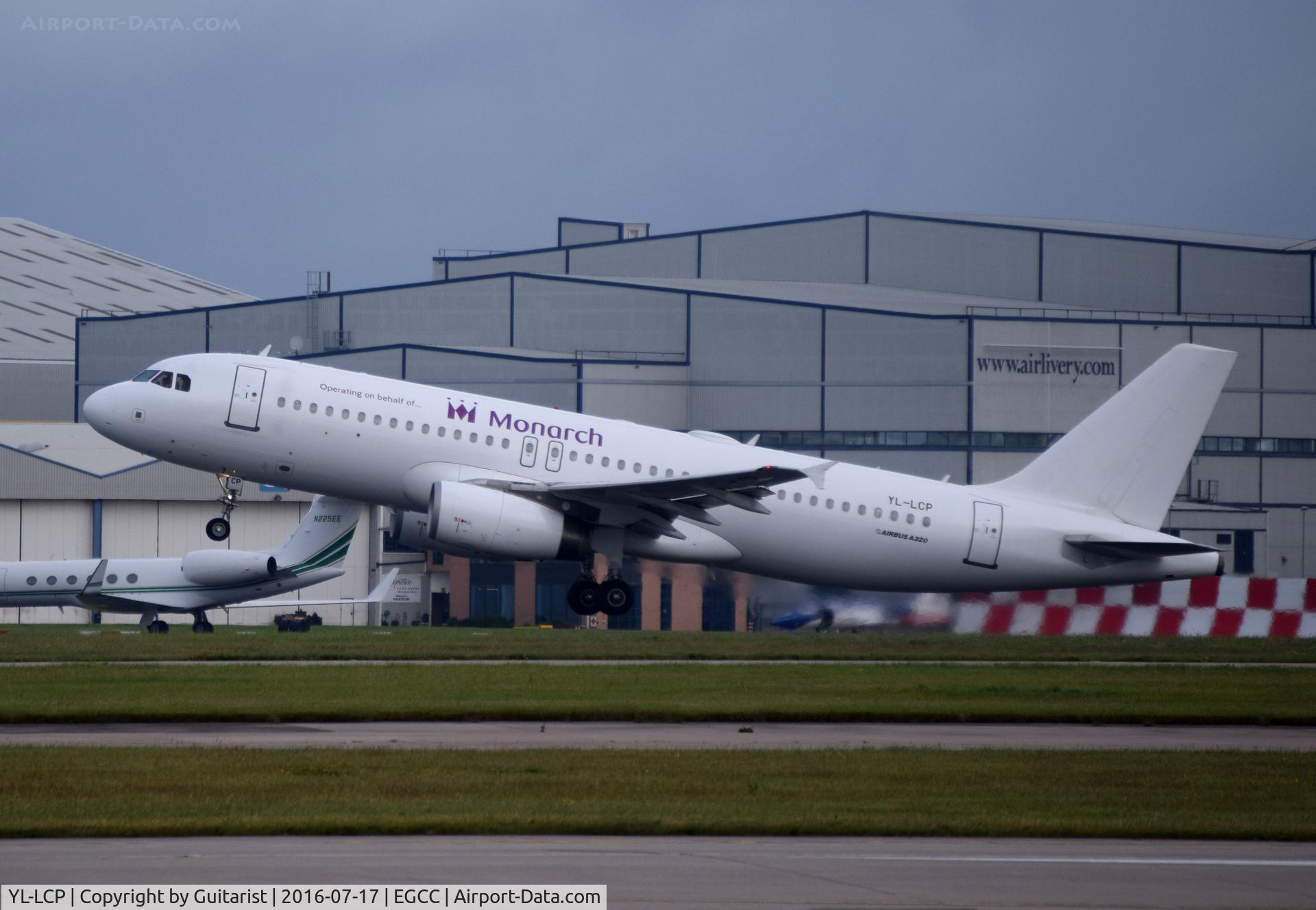 YL-LCP, 2008 Airbus A320-232 C/N 1823, At Manchester