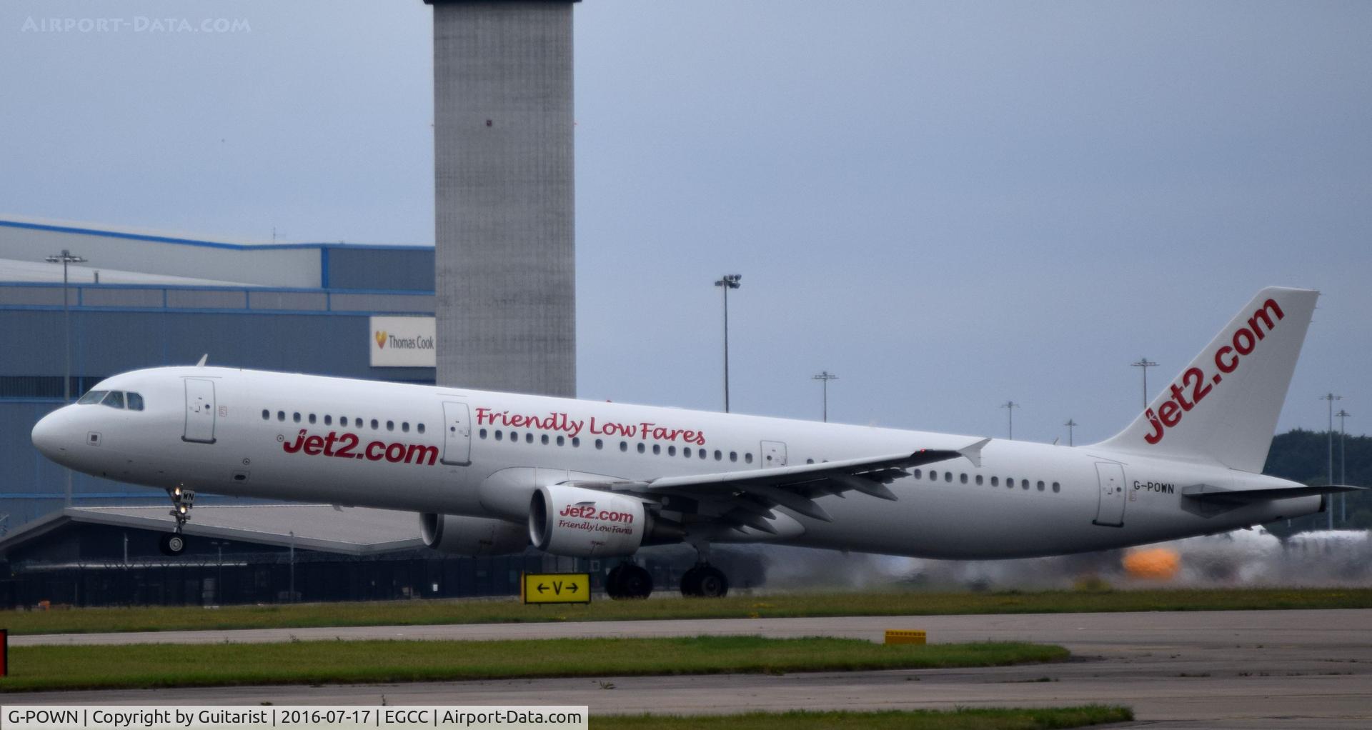 G-POWN, 2009 Airbus A321-211 C/N 3830, At Manchester