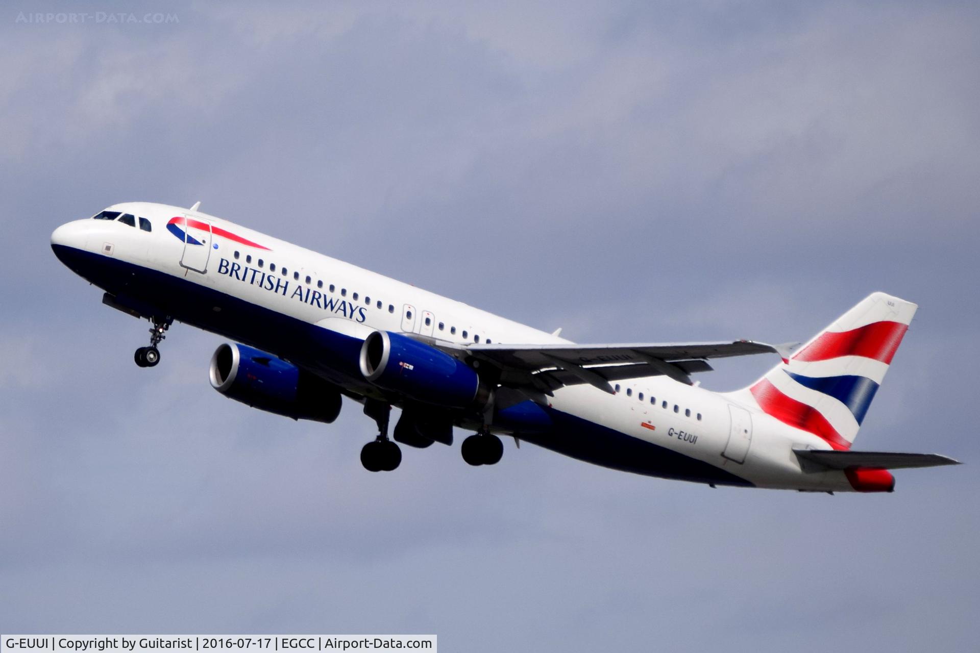 G-EUUI, 2002 Airbus A320-232 C/N 1871, At Manchester
