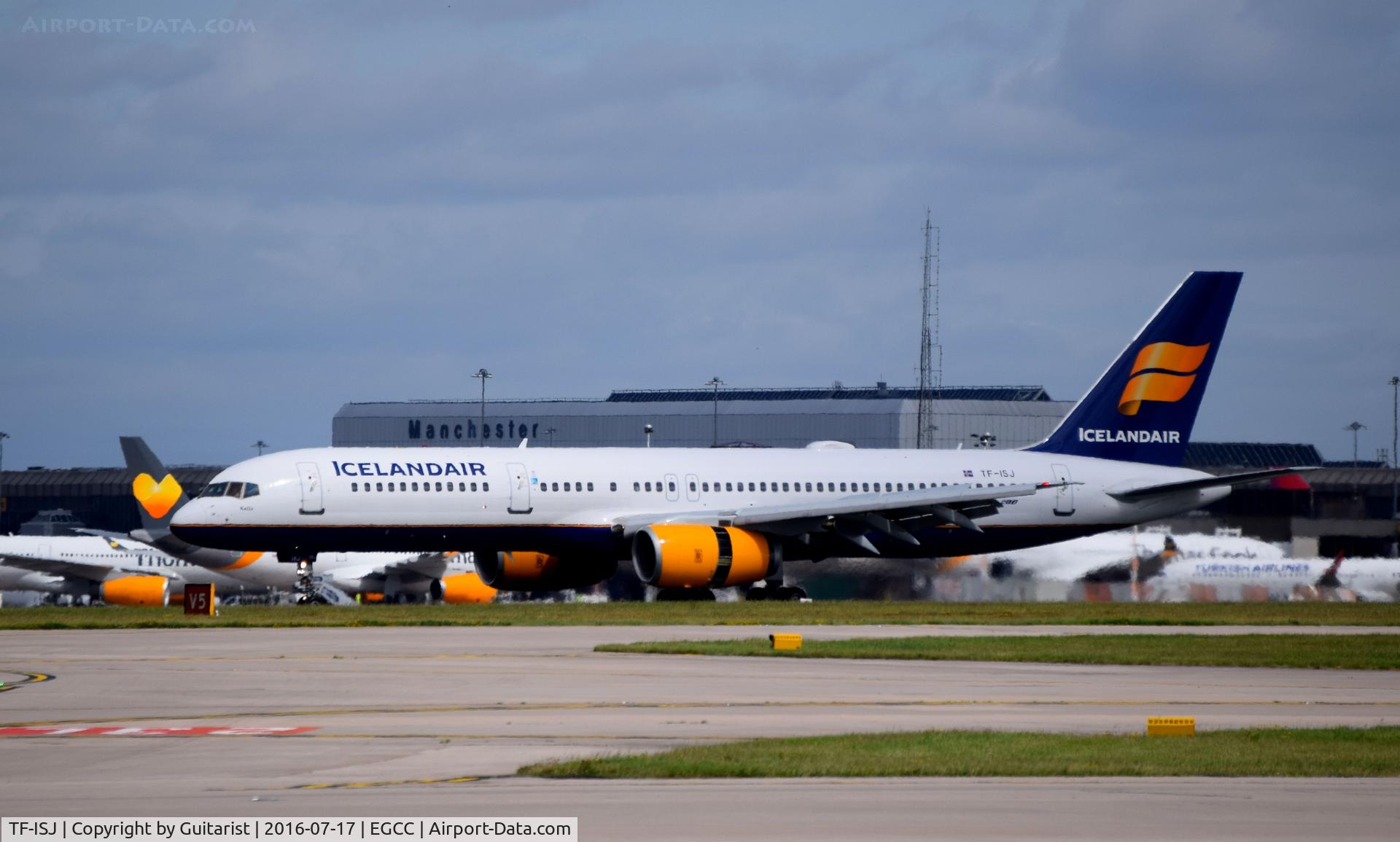 TF-ISJ, 1999 Boeing 757-256 C/N 26249, At Manchester