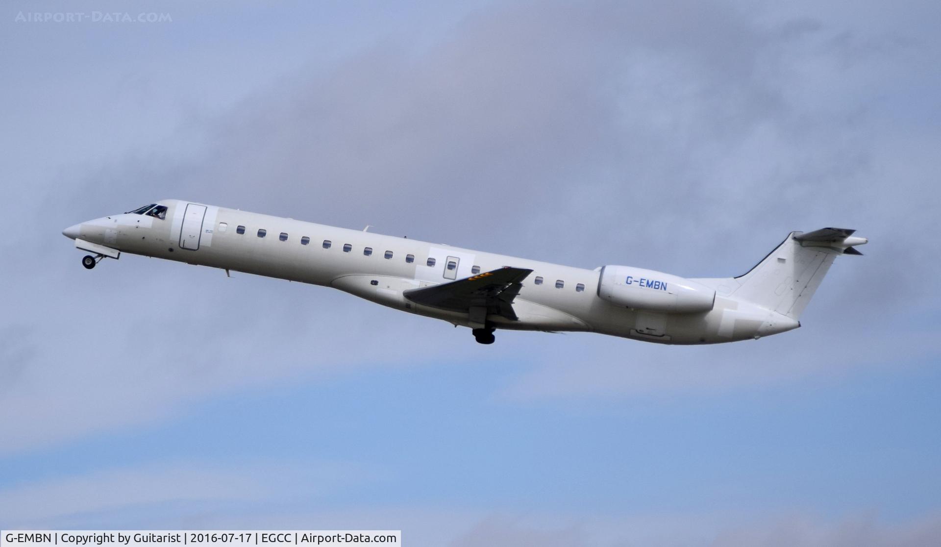 G-EMBN, 2000 Embraer EMB-145EP (ERJ-145EP) C/N 145201, At Manchester