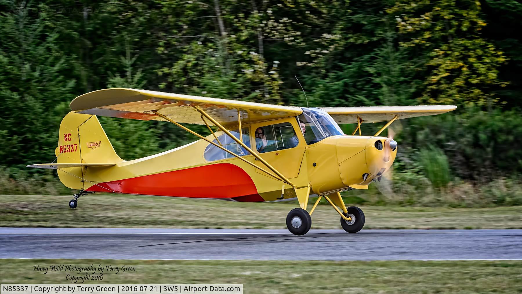 N85337, 1946 Aeronca 7AC Champion C/N 7AC-4076, North Cascade Vintage Aircraft Fly-In