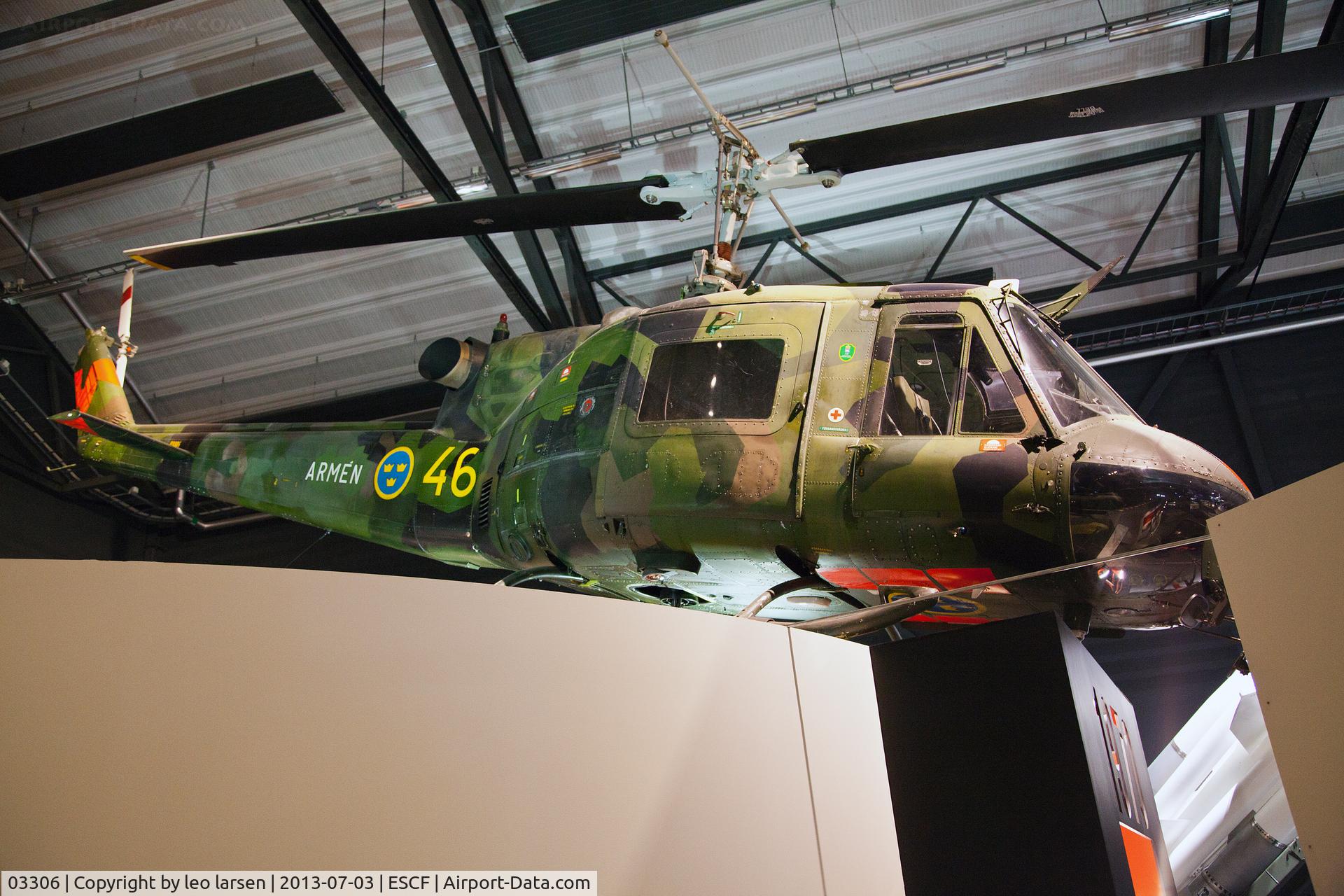 03306, Agusta Hkp3C (AB-204B) C/N 3040, Flygvappen Museum Linköping 3.7.13