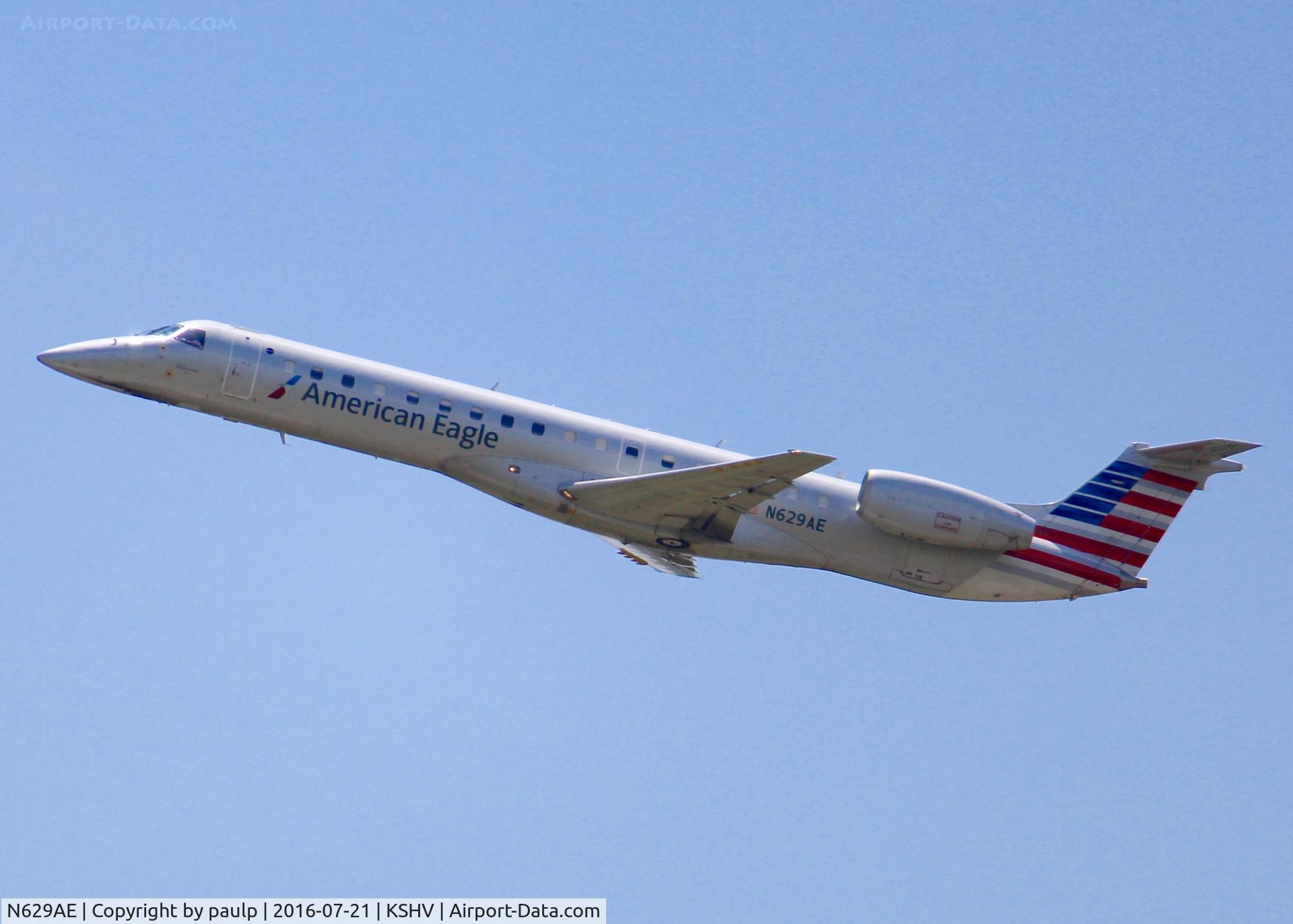 N629AE, 1999 Embraer ERJ-145LR (EMB-145LR) C/N 145130, At Shreveport Regional.
