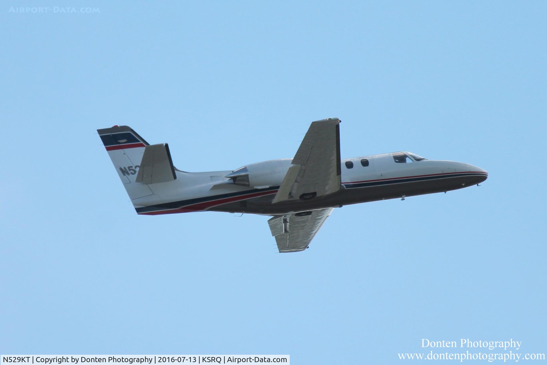 N529KT, 1979 Cessna 501 Citation I/SP C/N 501-0127, Cessna CItation I (N529KT) departs Sarasota-Bradenton International Airport