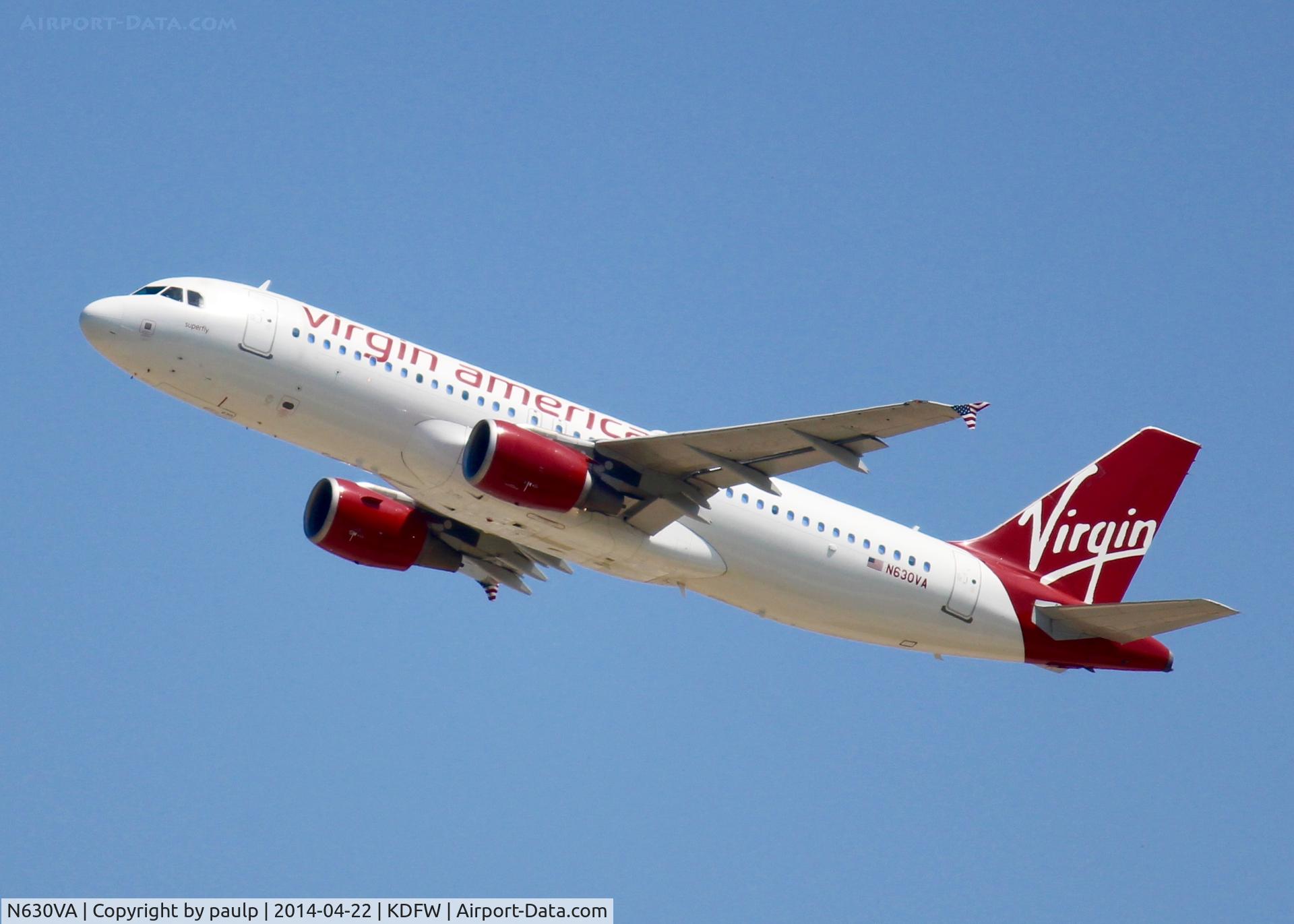 N630VA, 2007 Airbus A320-214 C/N 3101, At DFW.