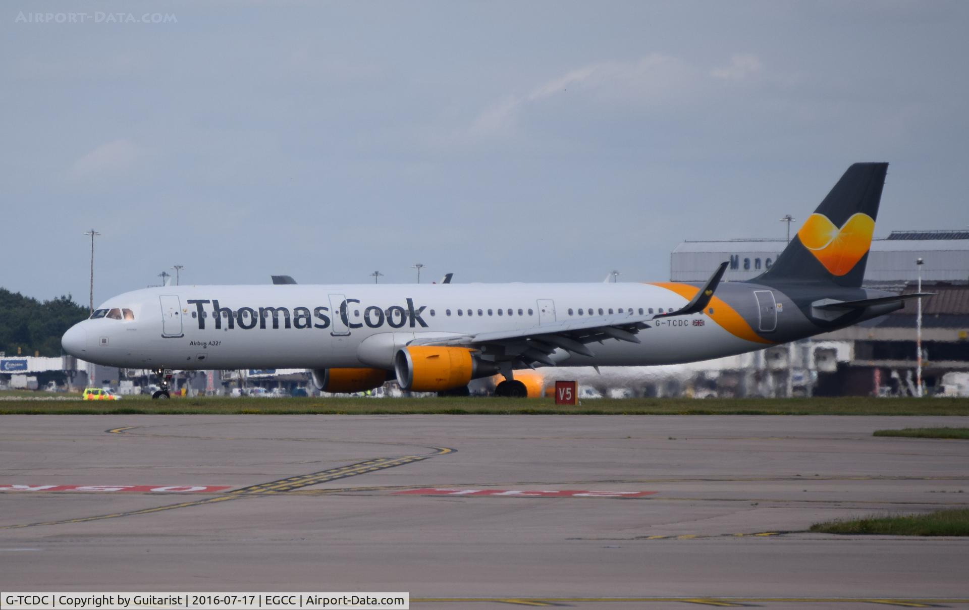 G-TCDC, 2013 Airbus A321-211 C/N 5872, At Manchester