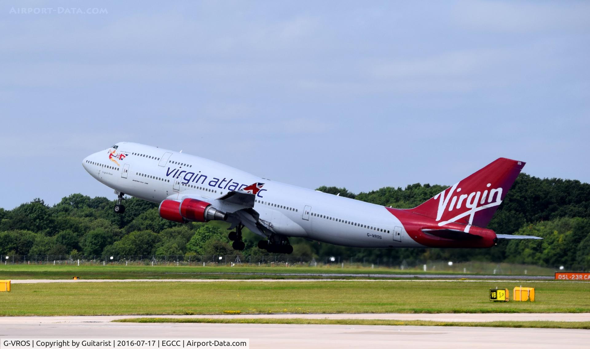 G-VROS, 2001 Boeing 747-443 C/N 30885, At Manchester