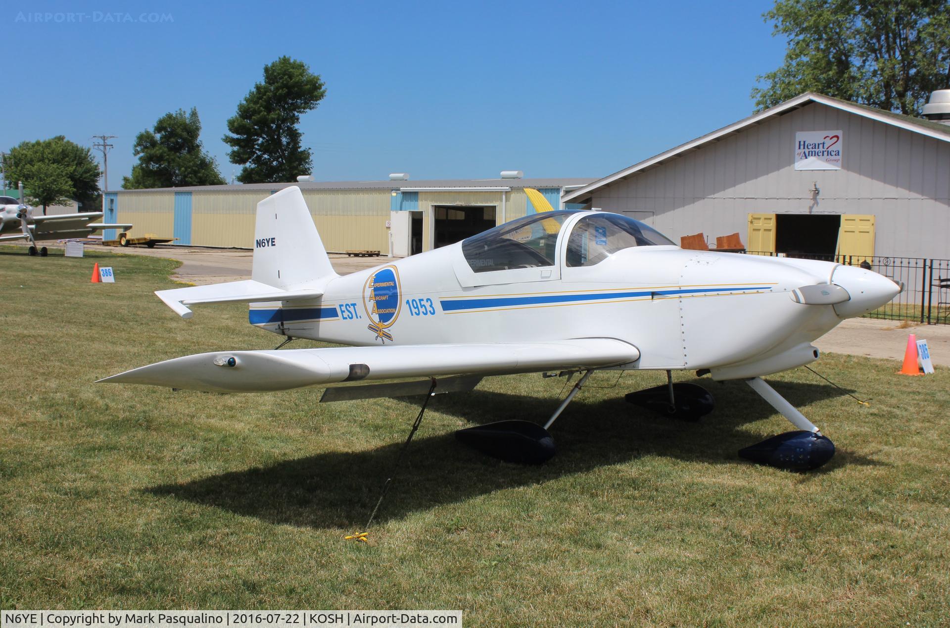N6YE, 1997 Vans RV-6A C/N 2557, Vans RV-6A