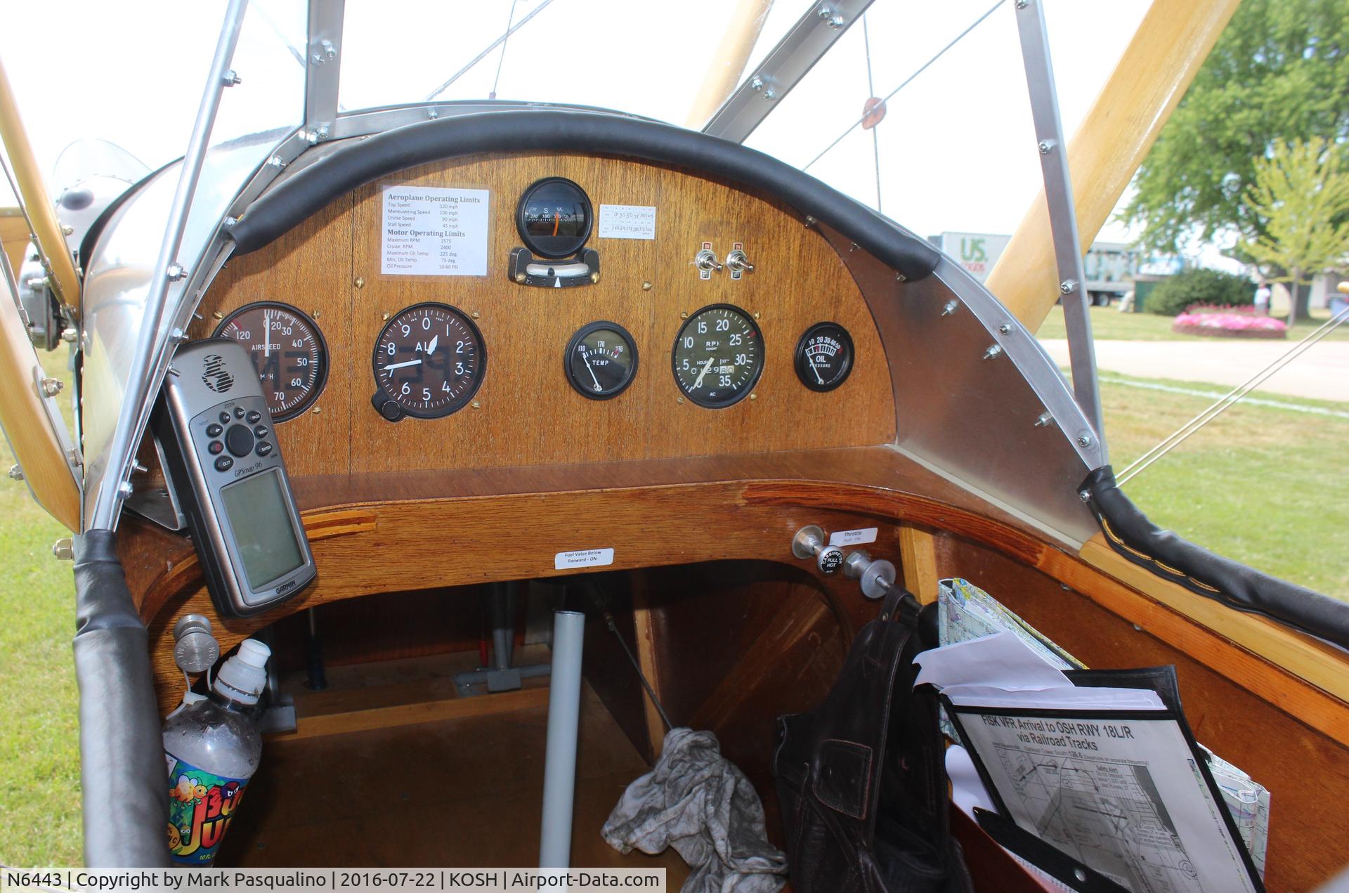 N6443, 2015 Bowers Fly Baby 1B C/N 3888, Fly Baby 1B