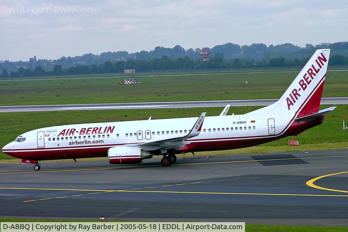 D-ABBQ, 1999 Boeing 737-86N C/N 28608, Boeing 737-86N [28608] (Air Berlin) Dusseldorf~D 18/05/2006