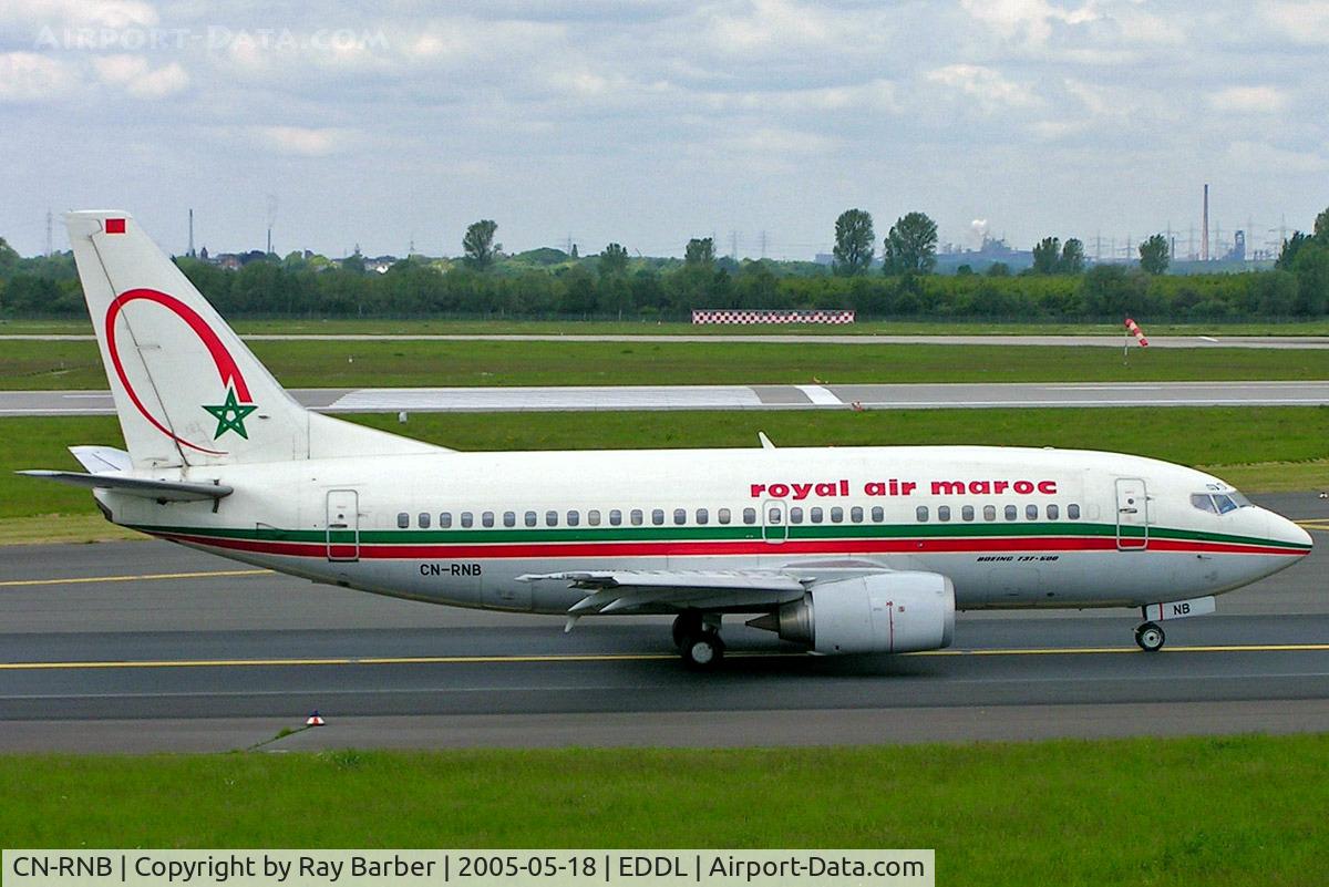 CN-RNB, 1993 Boeing 737-5B6 C/N 26527/2472, Boeing 737-5B6 [26527] (Royal Air Maroc) Dusseldorf~D 18/05/2006