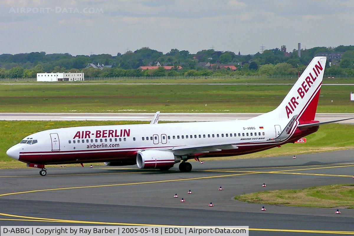 D-ABBG, 2002 Boeing 737-86J C/N 32918, Boeing 737-86J [32918] (Air Berlin) Dusseldorf~D 18/05/2006