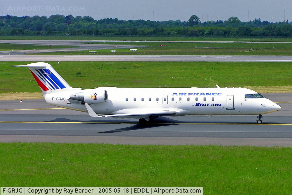 F-GRJG, 1996 Canadair CRJ-100ER (CL-600-2B19) C/N 7143, Canadair CRJ-100ER [7143] (Air France/BritAir) Dusseldorf~D 18/05/2006