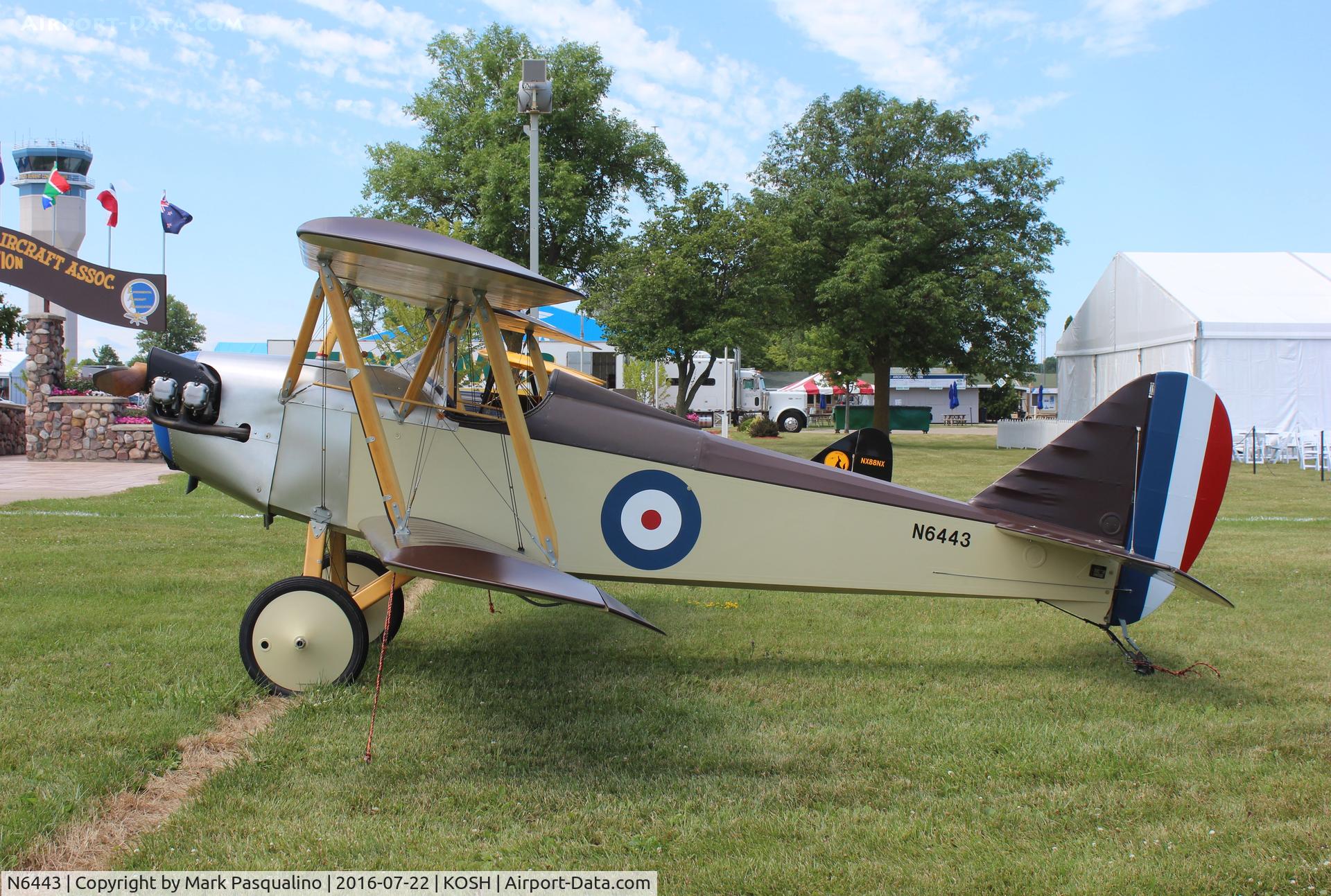 N6443, 2015 Bowers Fly Baby 1B C/N 3888, Fly Baby 1B