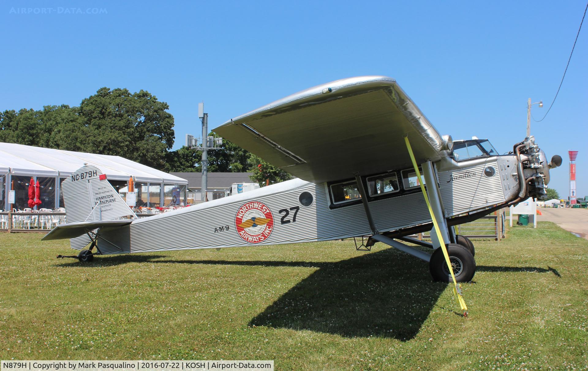 N879H, 1929 Hamilton Metalplane H47 C/N 65, Hamilton Metalplane H47