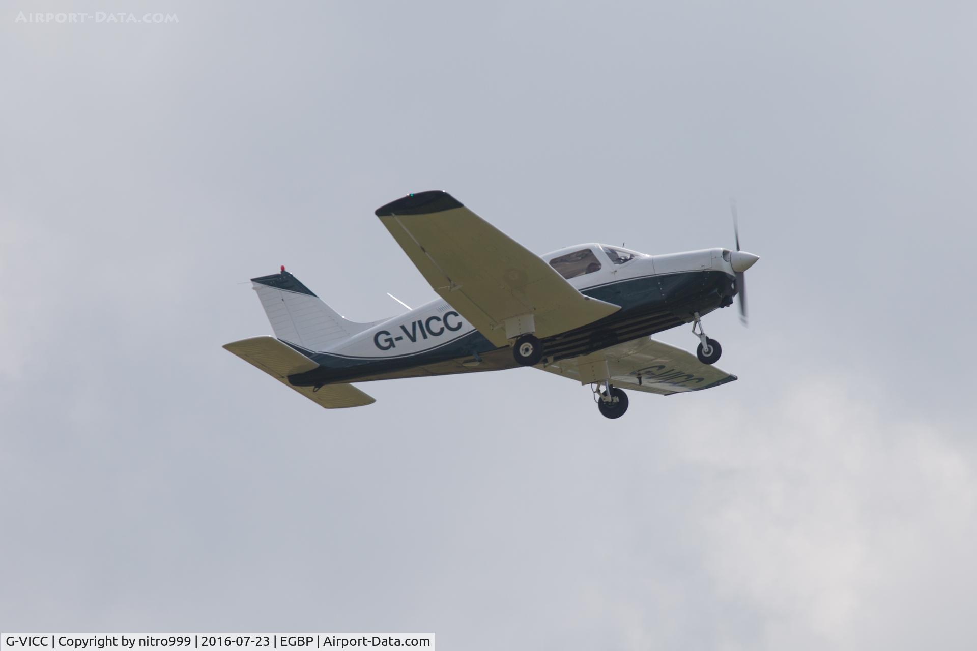 G-VICC, 1979 Piper PA-28-161 Cherokee Warrior II C/N 28-7916317, G-VICC at EGBP