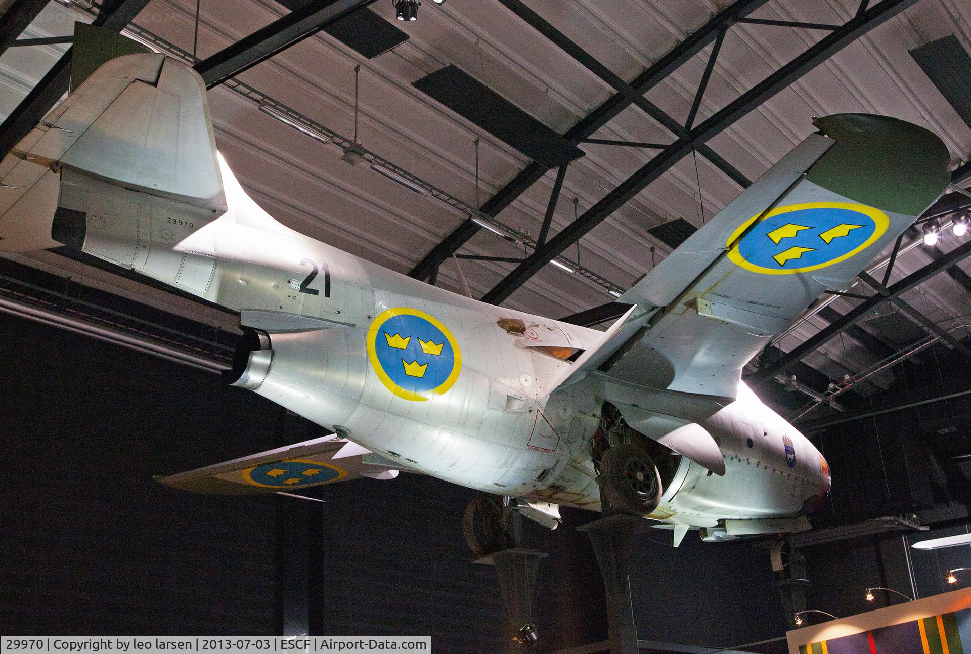 29970, Saab J-29C Tunnan C/N 29-970, Flygvapen Museum 3.7.13