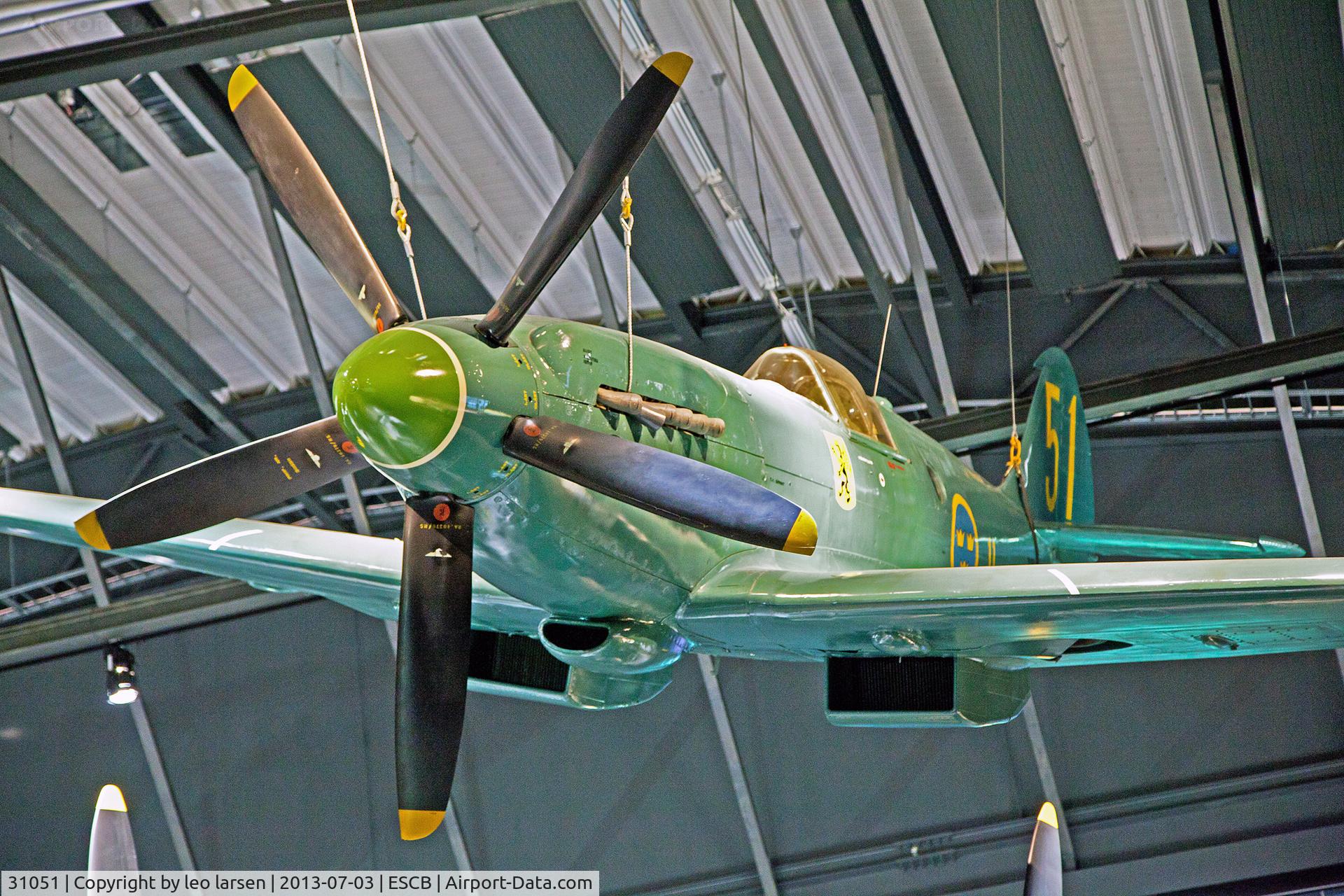 31051, Supermarine Spitfire PR.XIX C/N 6S/699626, Flygvapen Museum Linkoping 3.7.13