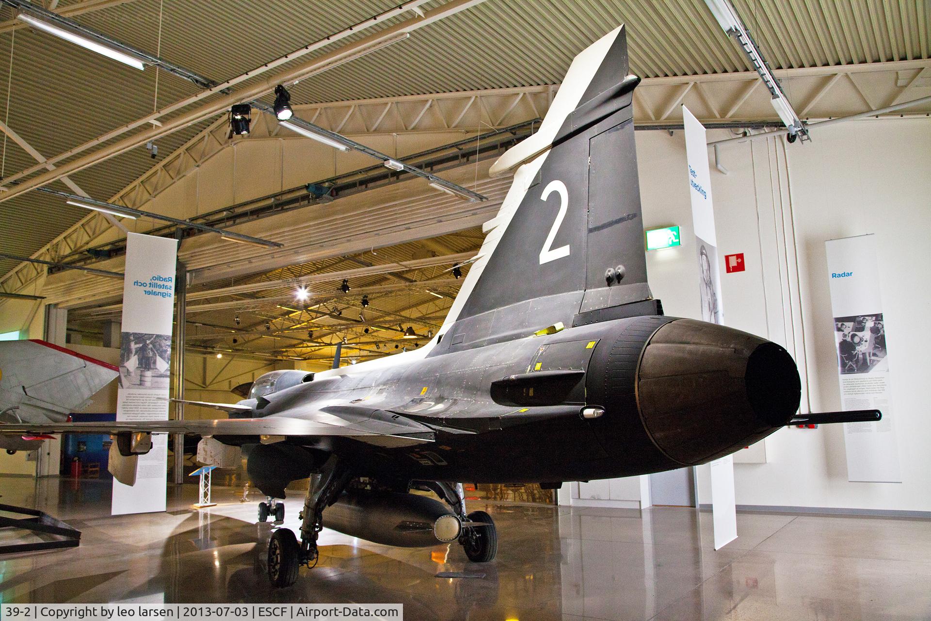 39-2, Saab JAS-39 Gripen Prototype C/N 392, Flygvapen Museum Linkoping 3.7.13
