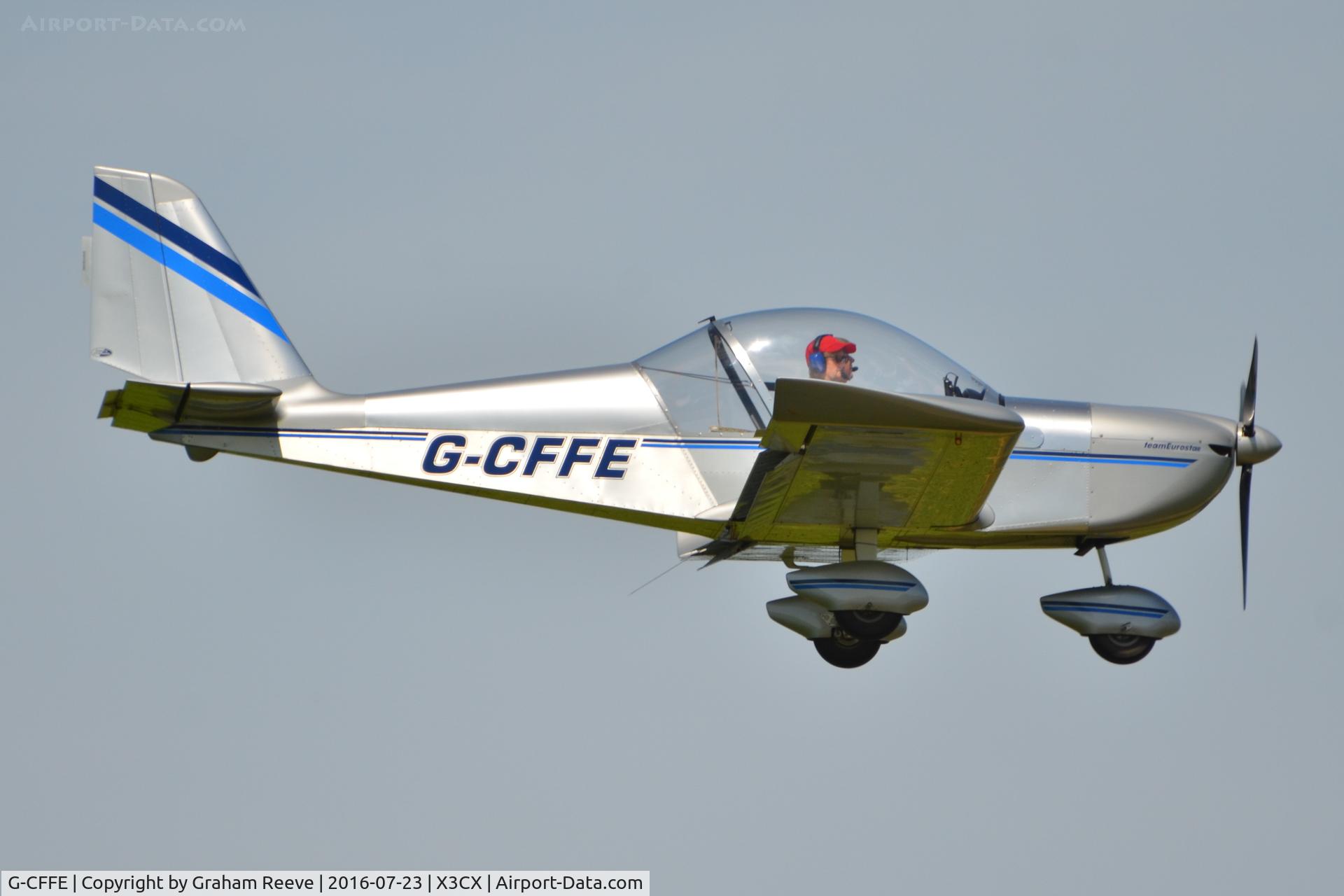 G-CFFE, 2008 Cosmik EV-97 TeamEurostar UK C/N 3211, Landing at Northrepps.