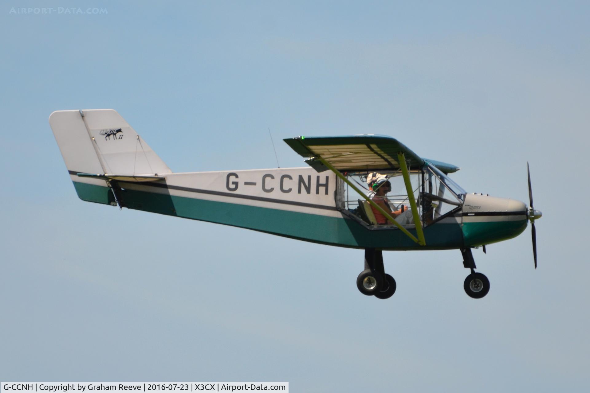 G-CCNH, 2003 Rans S-6ES Coyote II C/N PFA 204-14114, Landing at Northrepps.