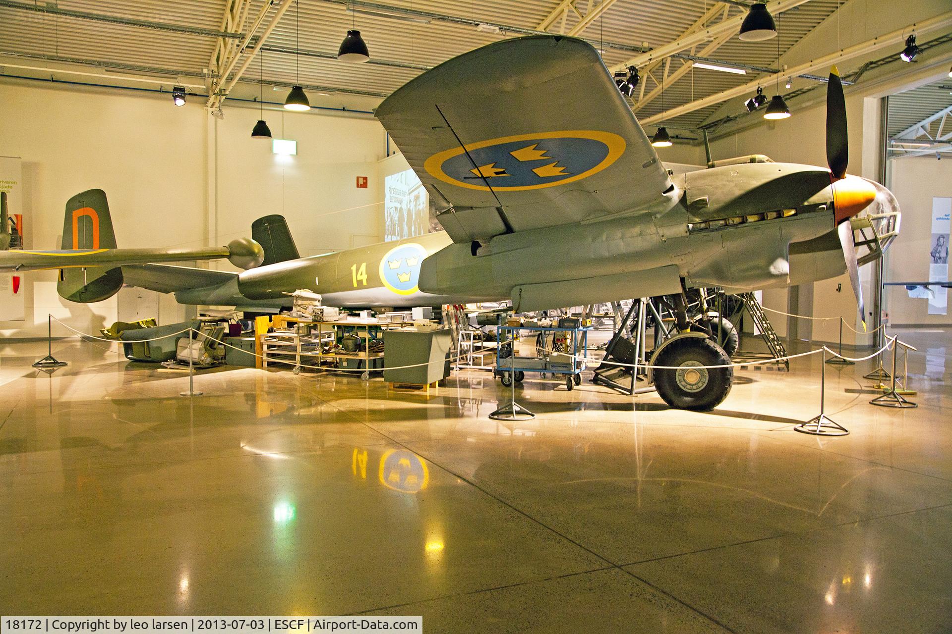 18172, Saab B18B C/N 18-172, Flygvapen Museum Linkoping 3.7.13