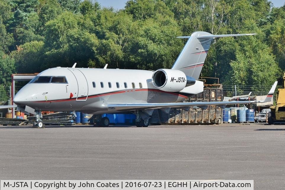 M-JSTA, 2005 Bombardier Challenger 604 (CL-600-2B16) C/N 5639, At Thurston Aviation