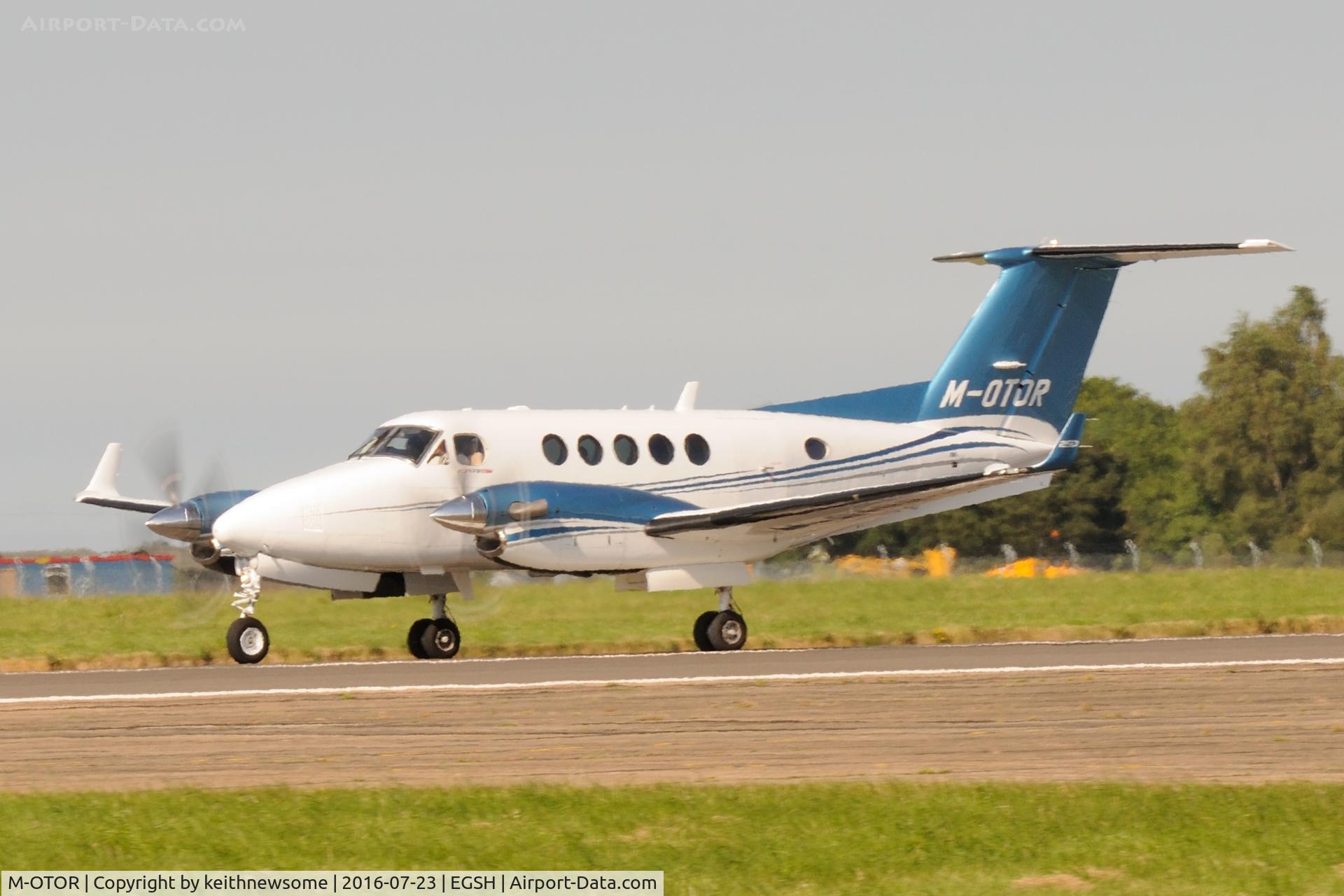 M-OTOR, 2014 Hawker Beechcraft B200GT King Air King Air C/N BY-200, Nice Visitor.