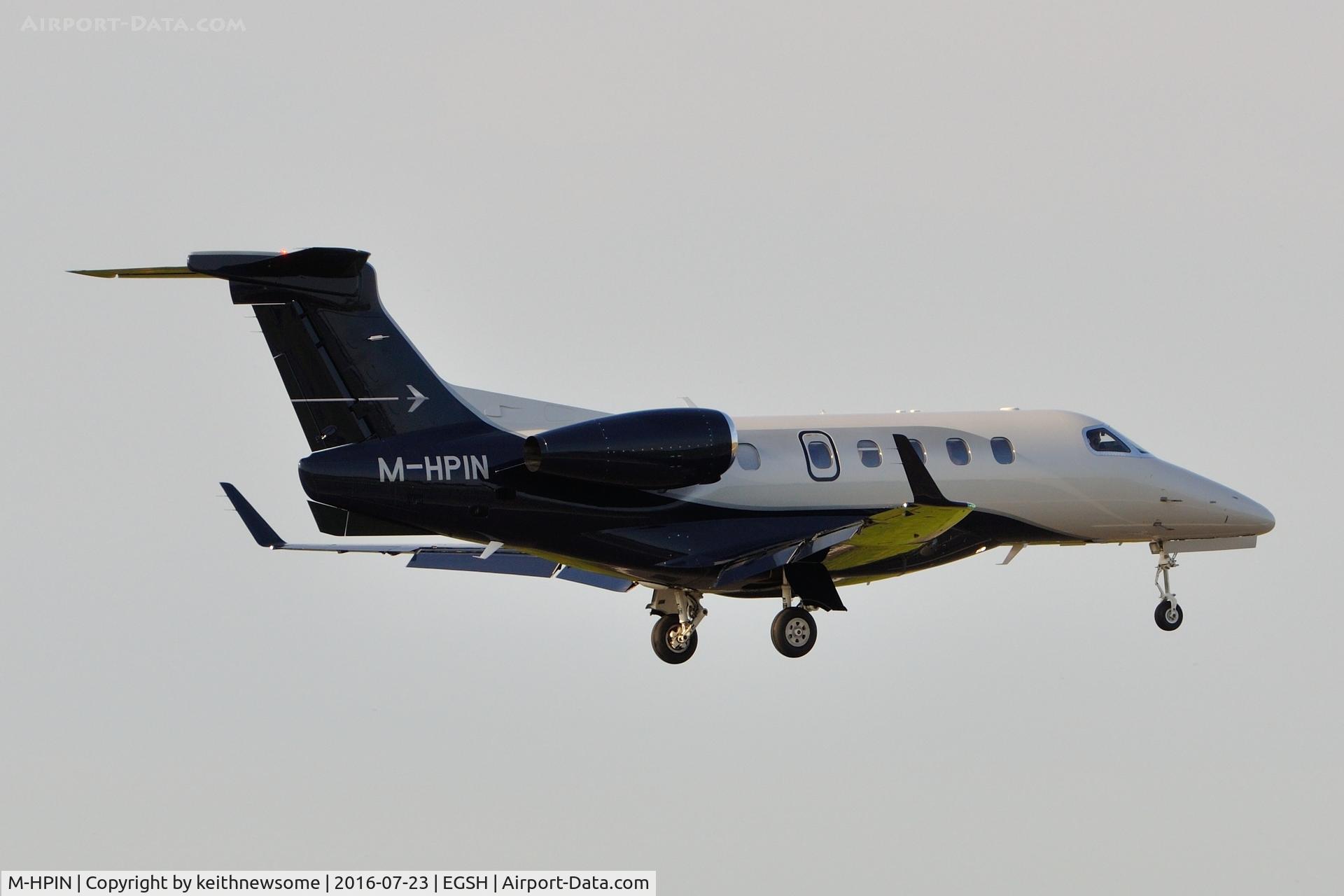M-HPIN, 2015 Embraer EMB-505 Phenom 300 C/N 50500276, Very Nice Visitor.