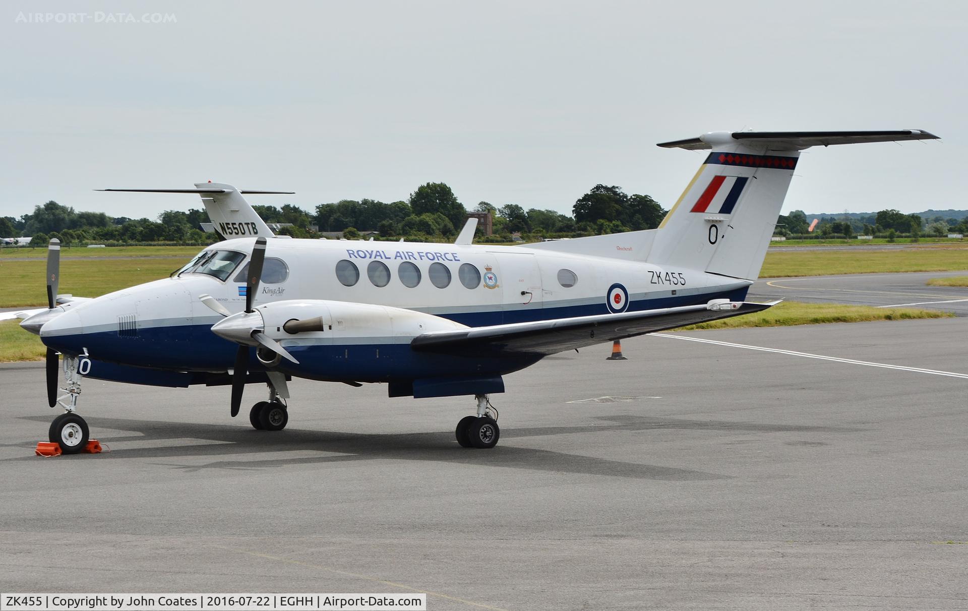 ZK455, 2003 Raytheon B200 King Air C/N BB-1836, Visitor at Signatures