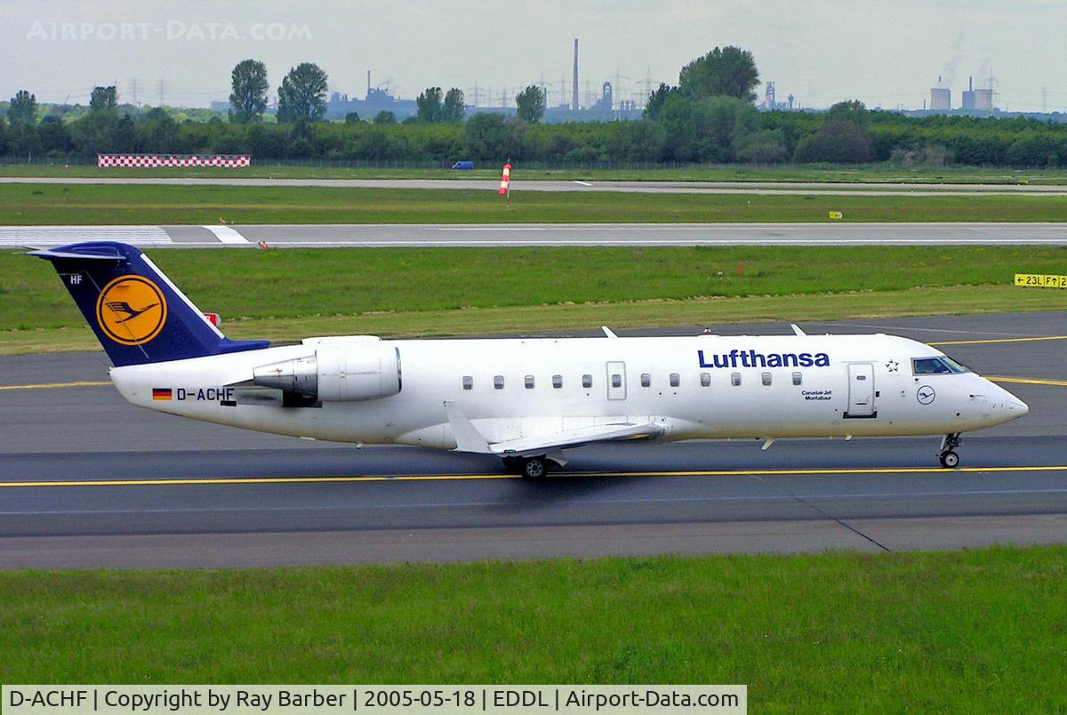 D-ACHF, 2000 Canadair CRJ-200LR (CL-600-2B19) C/N 7431, Canadair CRJ-200LR [7431] (Lufthansa Regional) Dusseldorf~D 18/05/2006
