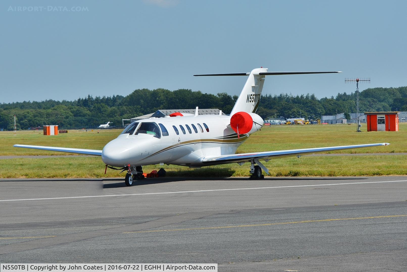 N550TB, 2001 Cessna 525A CitationJet CJ2 C/N 525A0025, At Citation Centre