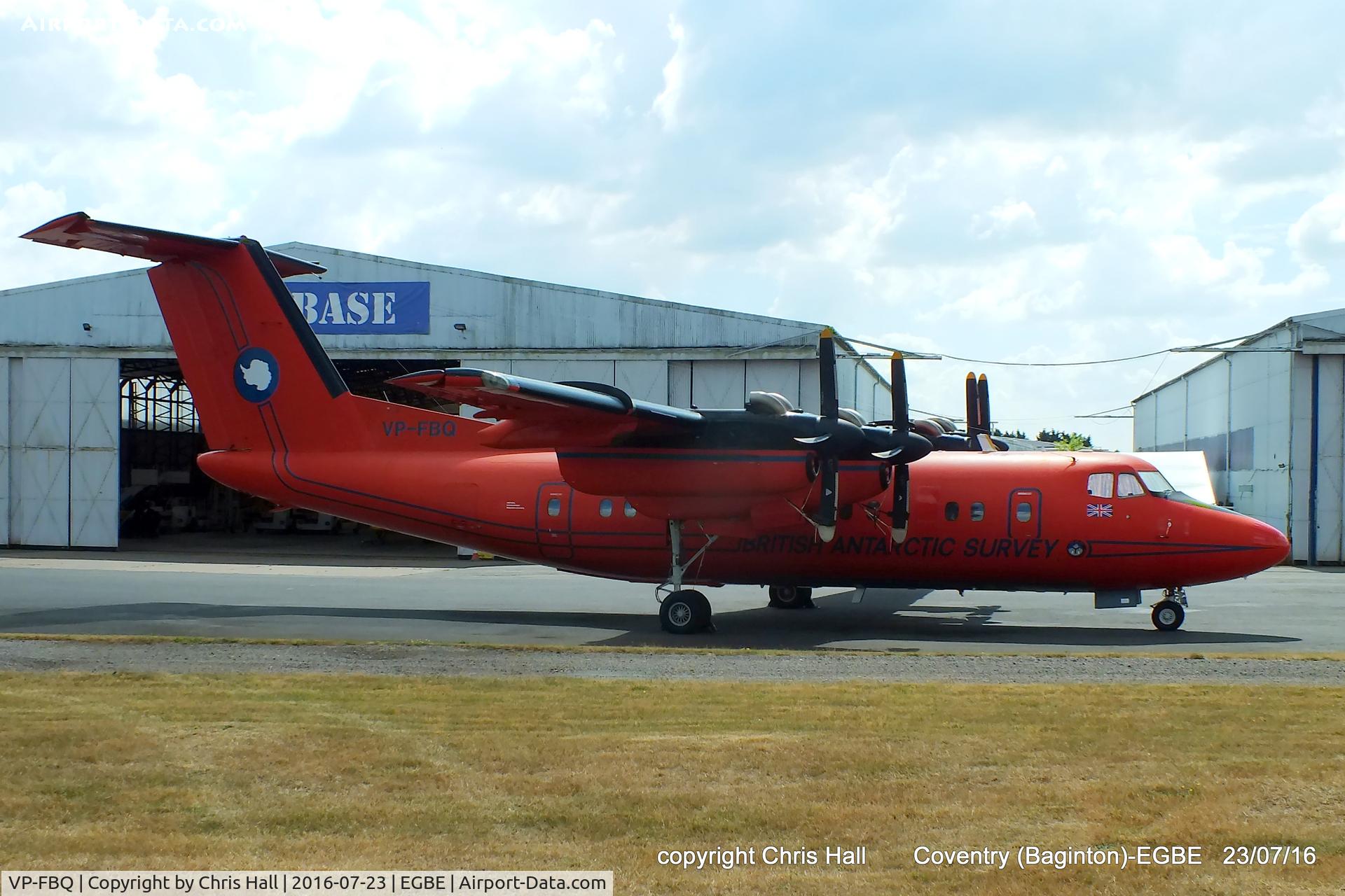 VP-FBQ, 1985 De Havilland Canada DHC-7-110 Dash 7 C/N 111, British Antarctic Survey