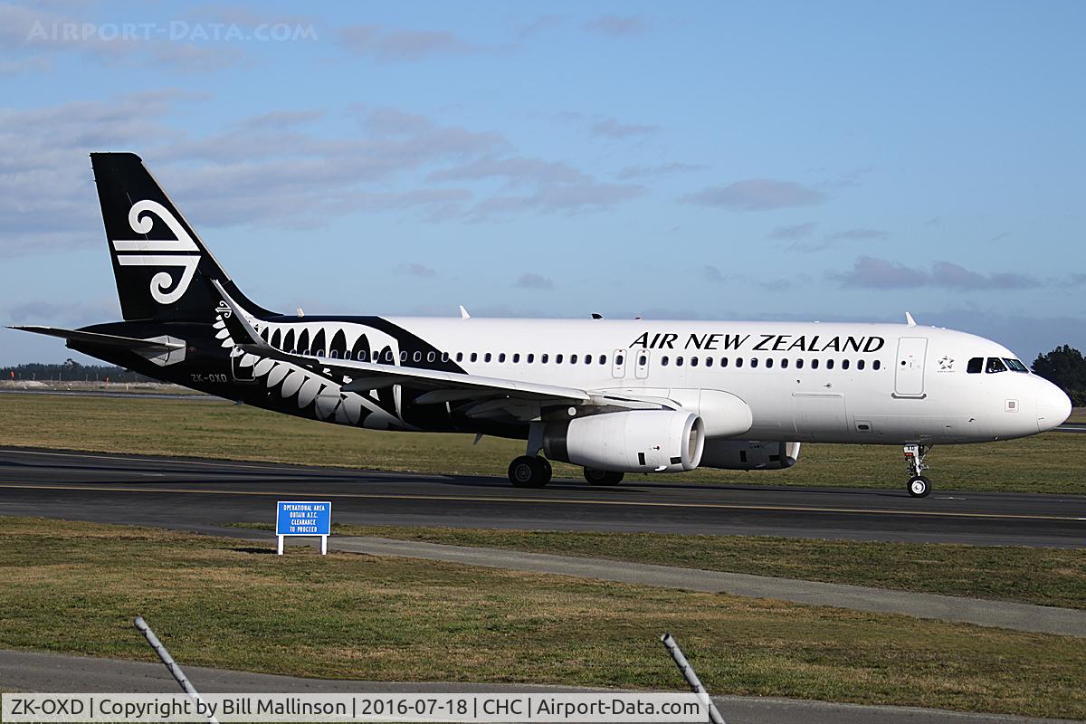 ZK-OXD, 2014 Airbus A320-232 C/N 5962, ready at A2 for r/w 20