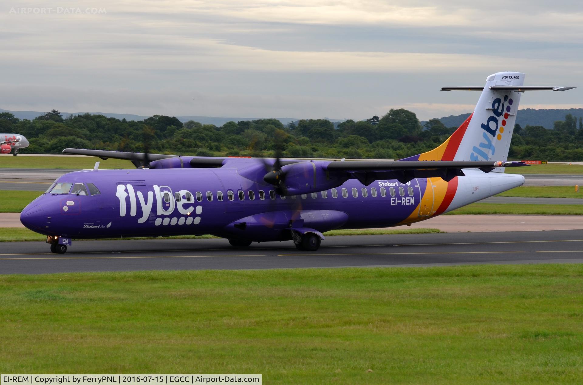 EI-REM, 2007 ATR 72-212A C/N 760, Recent addition to Flybe's fleet is this ATR72 operated by Stobart Air.