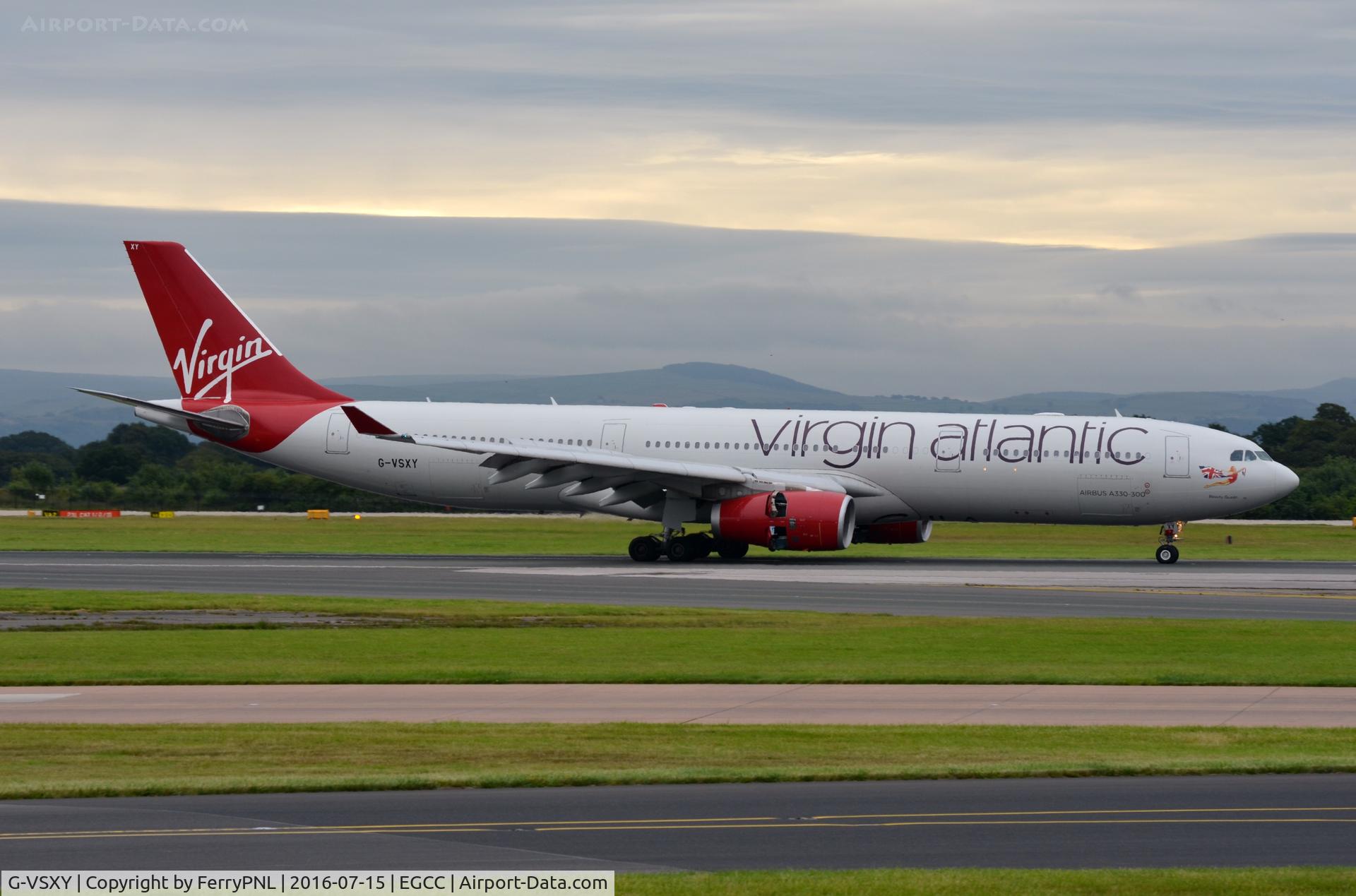 G-VSXY, 2010 Airbus A330-343X C/N 1195, Virgin A333 arriving in MAN
