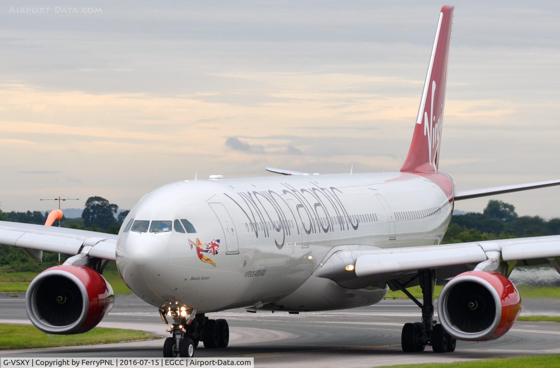 G-VSXY, 2010 Airbus A330-343X C/N 1195, Beauty Queen in close-up.