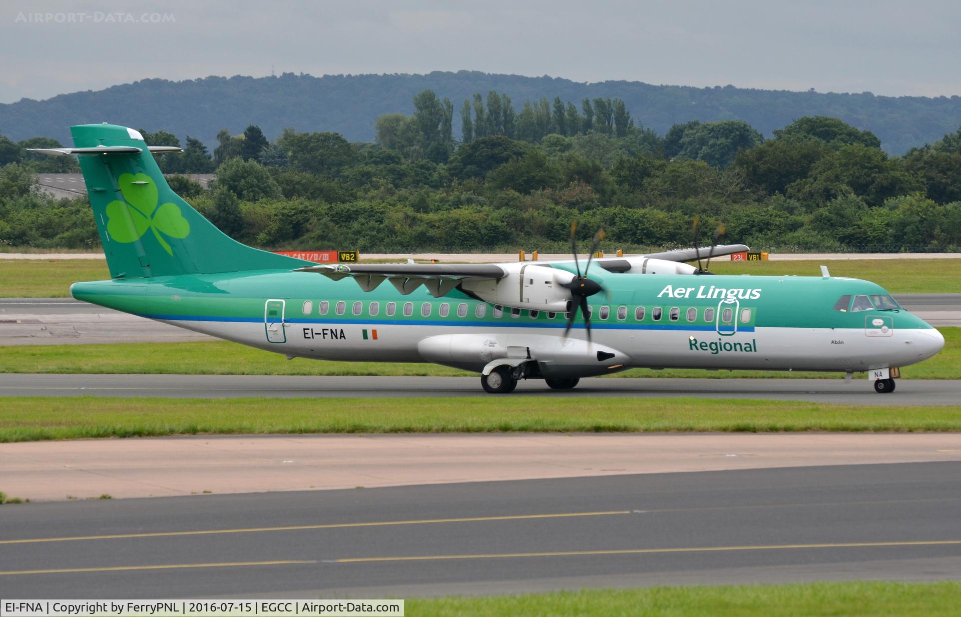 EI-FNA, 2016 ATR 72-212A C/N 1325, Aer Lingus Comuter ATR72 vacating the runway