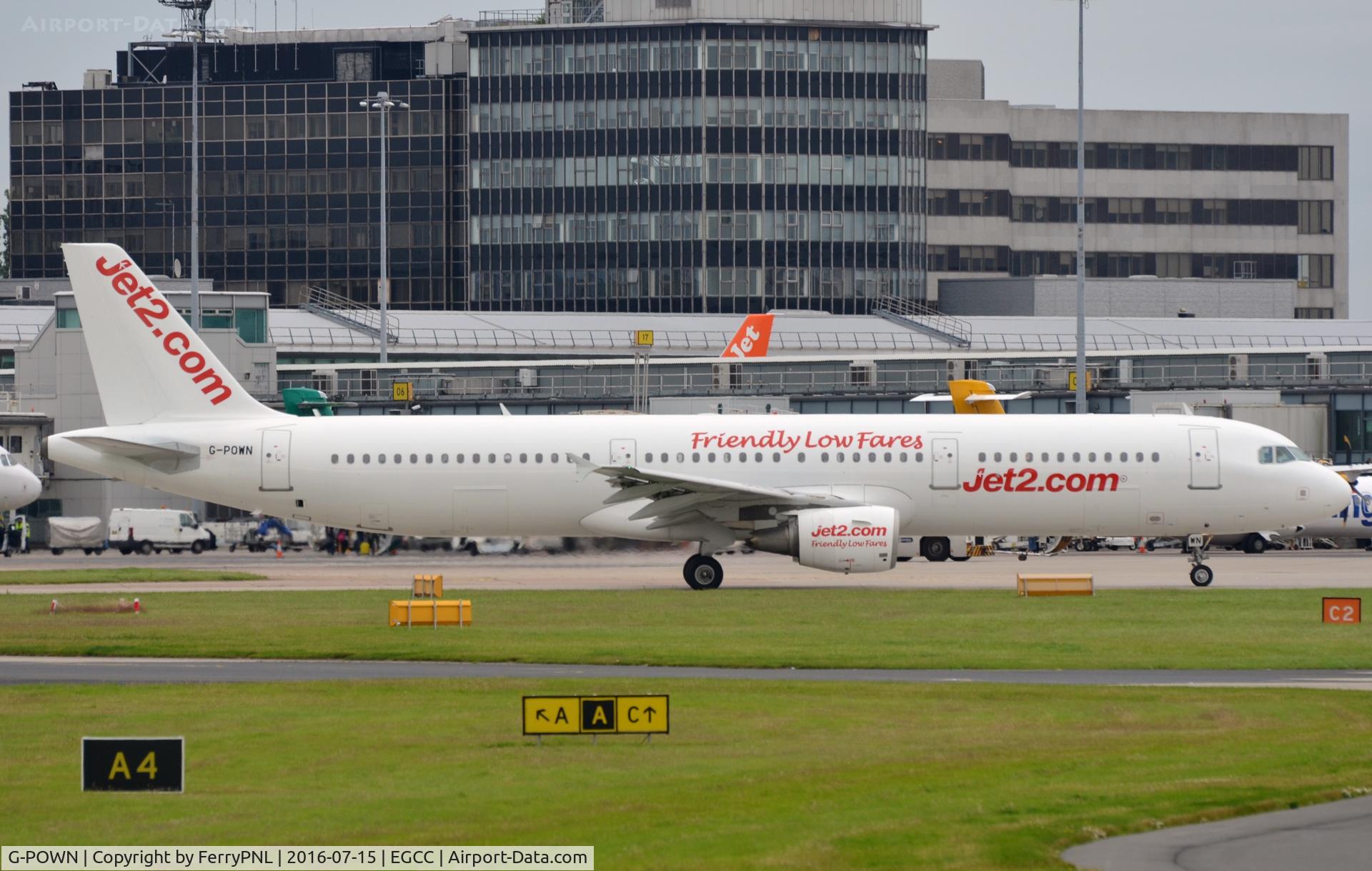 G-POWN, 2009 Airbus A321-211 C/N 3830, Jet2 operates this Titan Airways A321 this season.