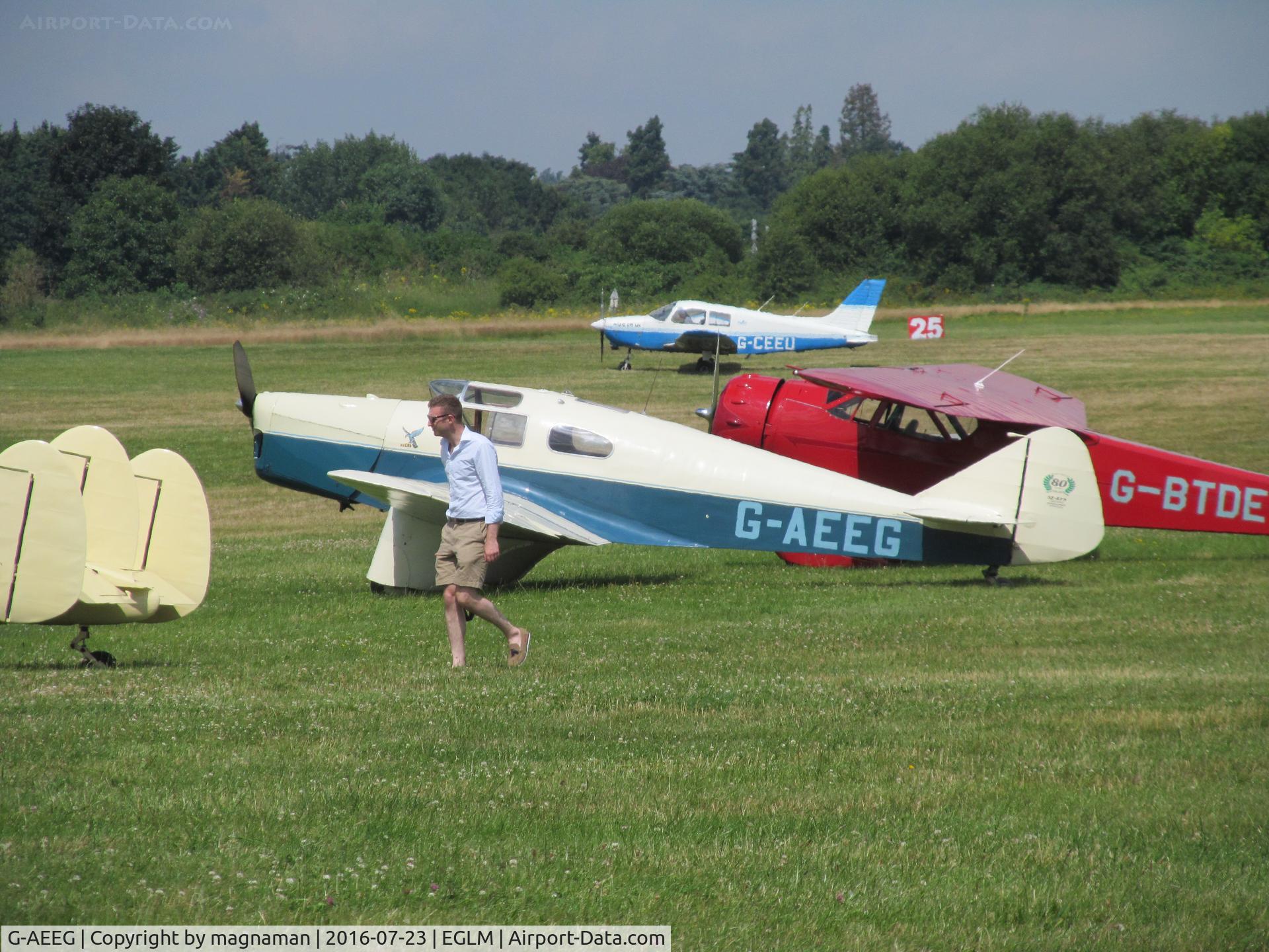 G-AEEG, 1936 Miles M-3A Falcon Major C/N 216, major miles