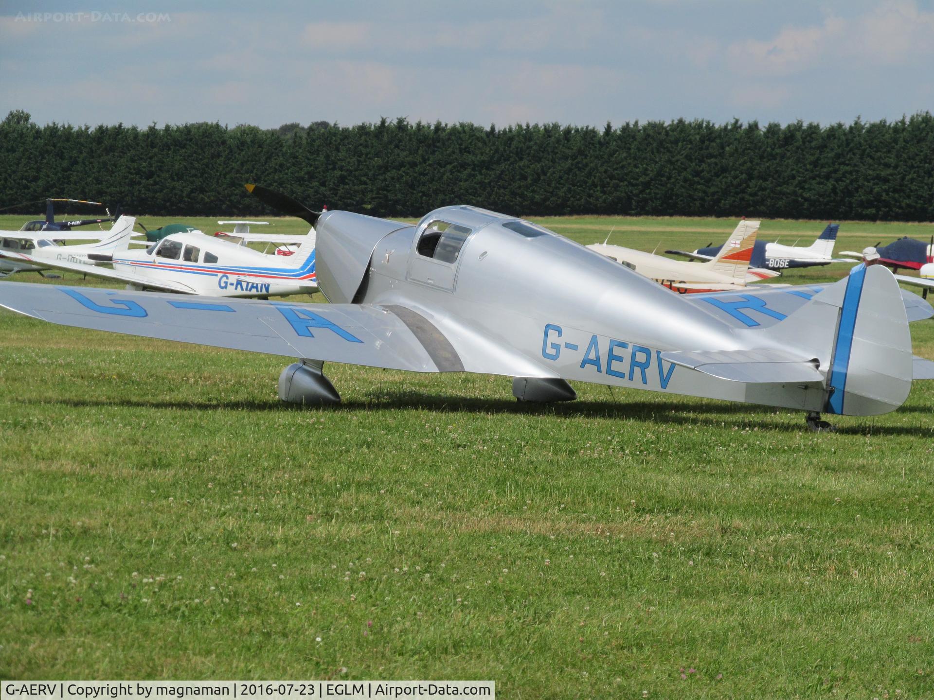 G-AERV, 1936 Miles M11A Whitney Straight C/N 307, one of a few miles at WW today