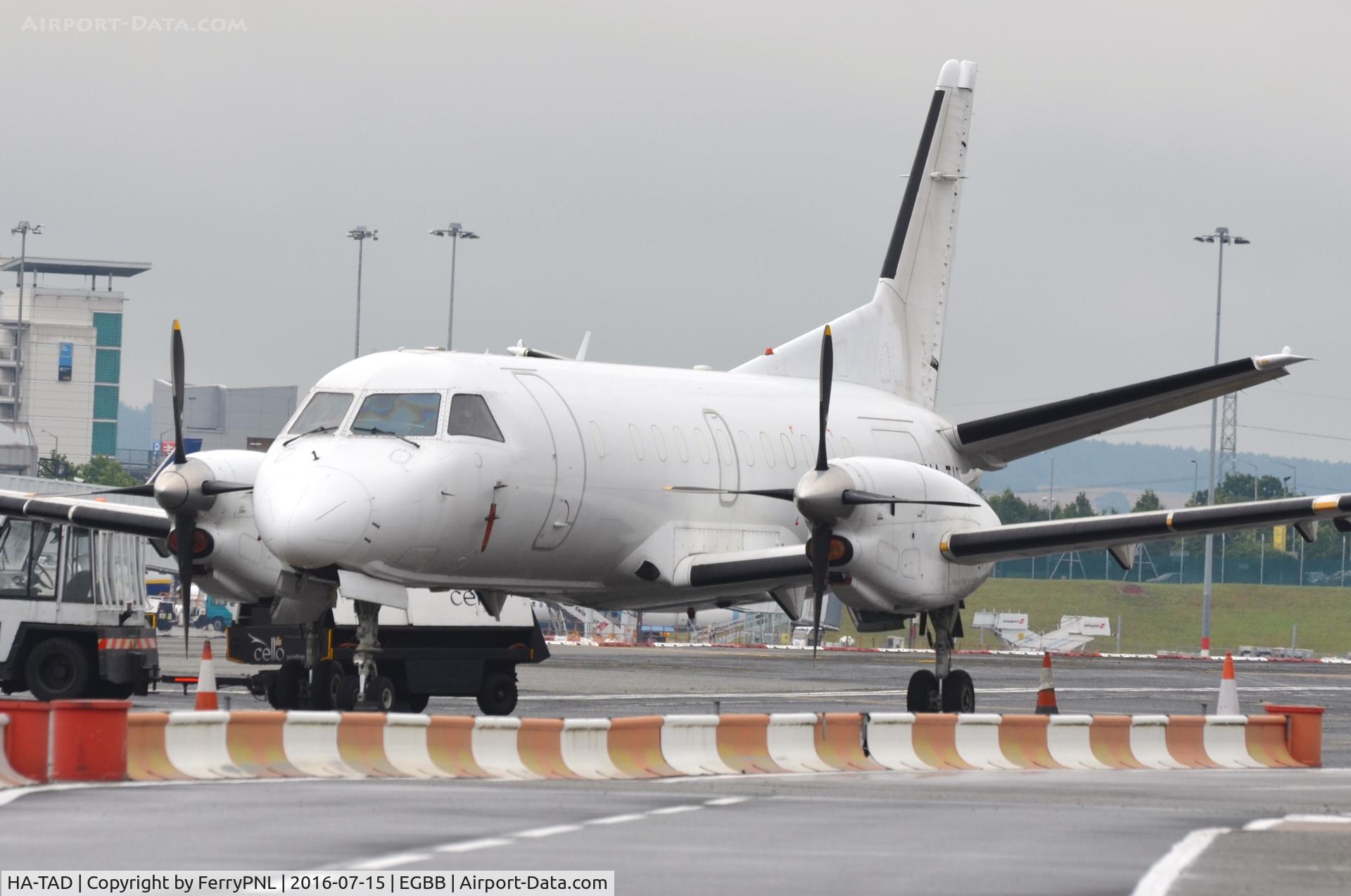 HA-TAD, 1988 Saab 340AF(QC) C/N 340A-126, Saab SF340 freighter in BHX operated by Fleet Air International
